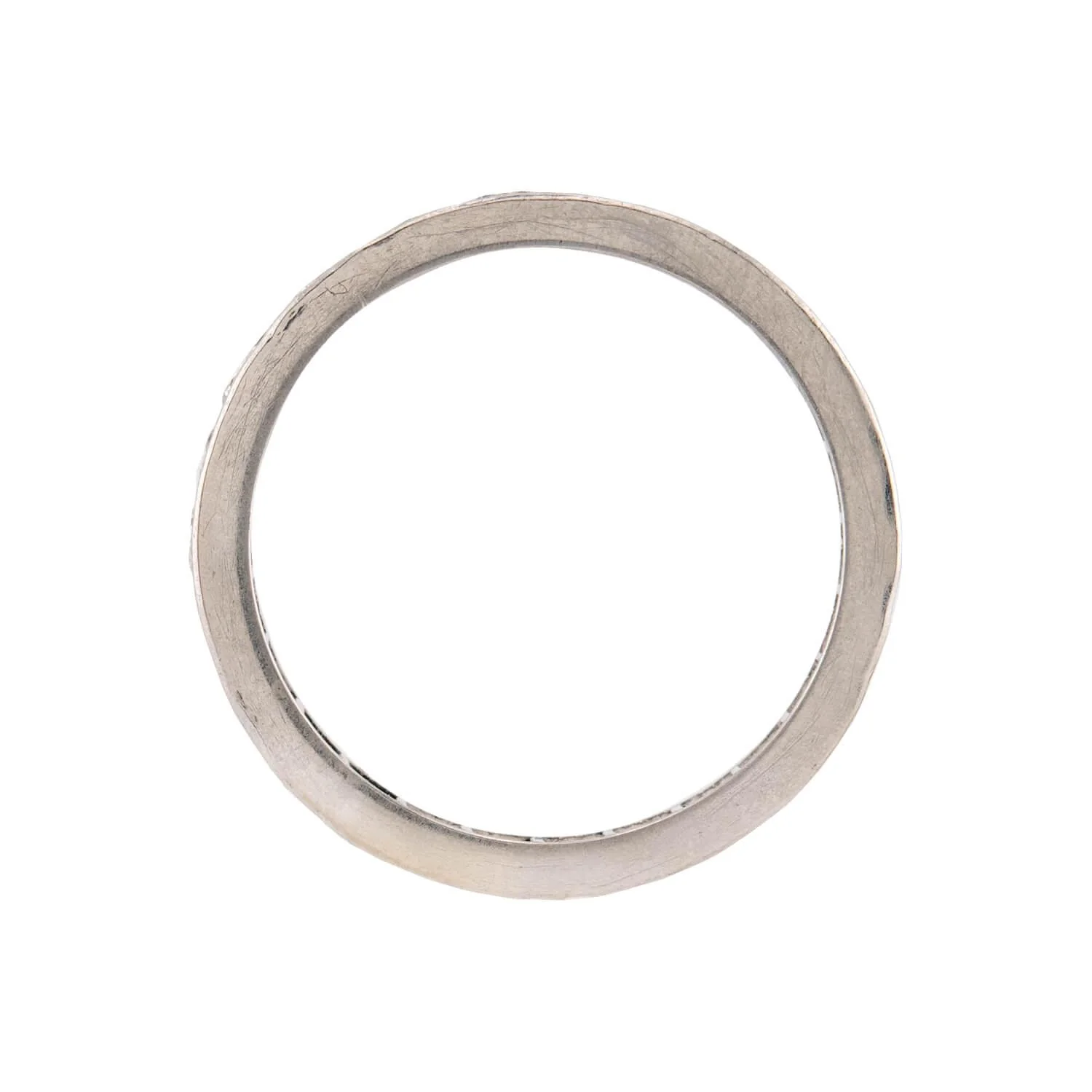 Retro Platinum Diamond Eternity Band - Image 3