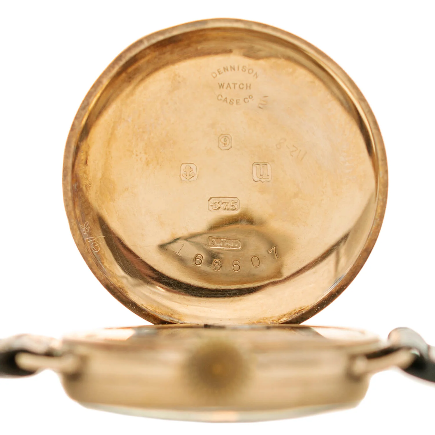 ROLEX Art Deco 9k Conversion Wristwatch - Image 9
