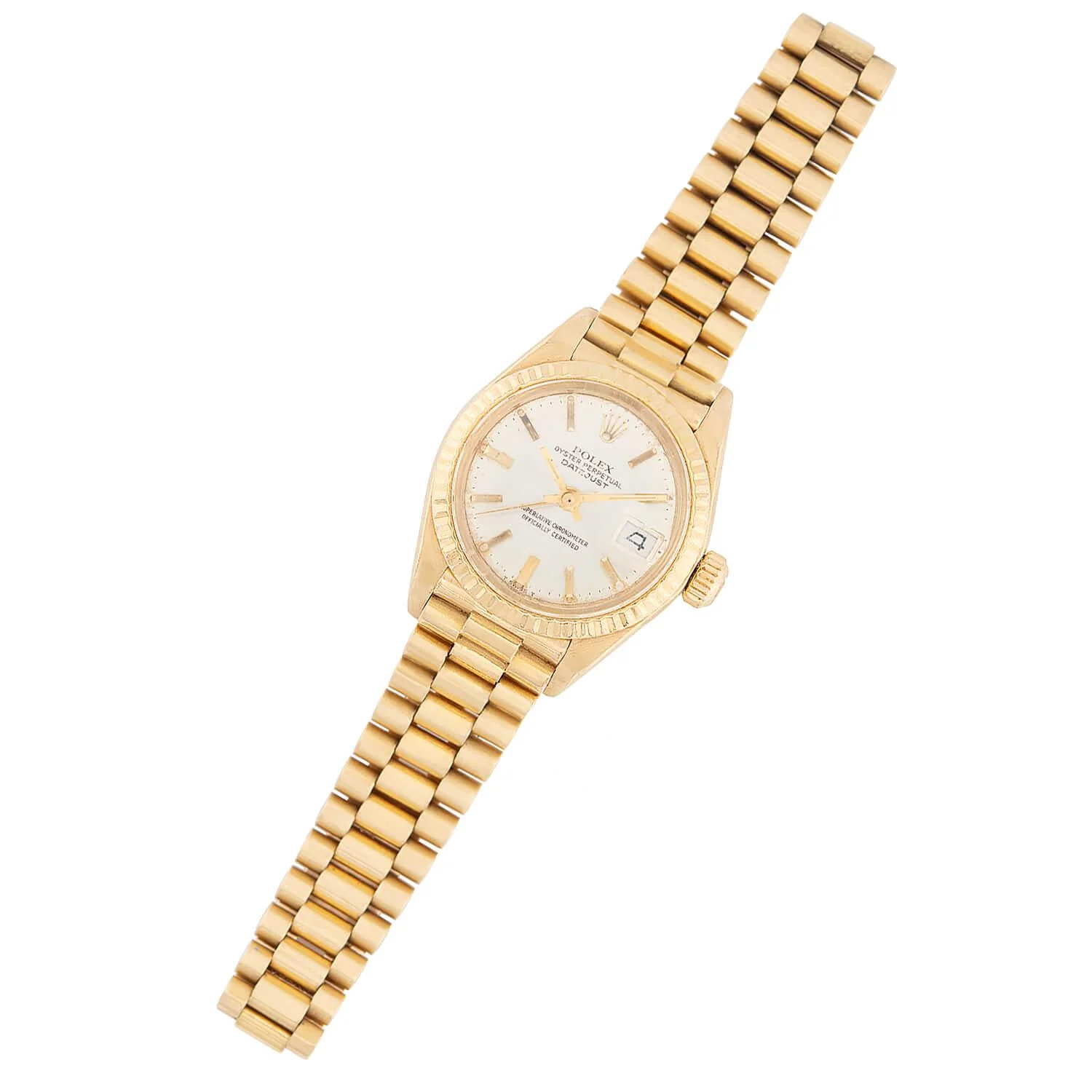 ROLEX Estate 18k Lady Datejust Wristwatch - Image 3