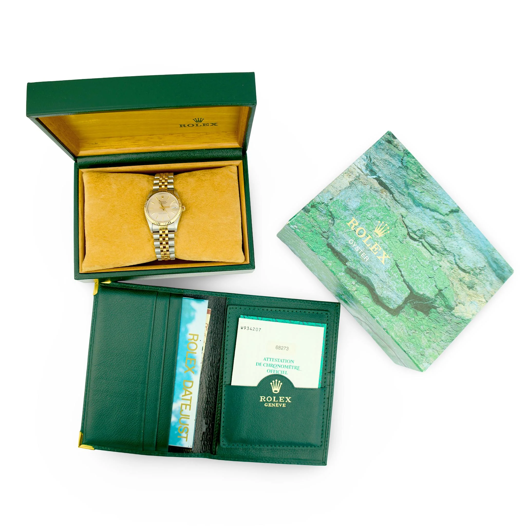 ROLEX Estate 18K/Stainless Steel Lady Datejust Wristwatch - Image 6