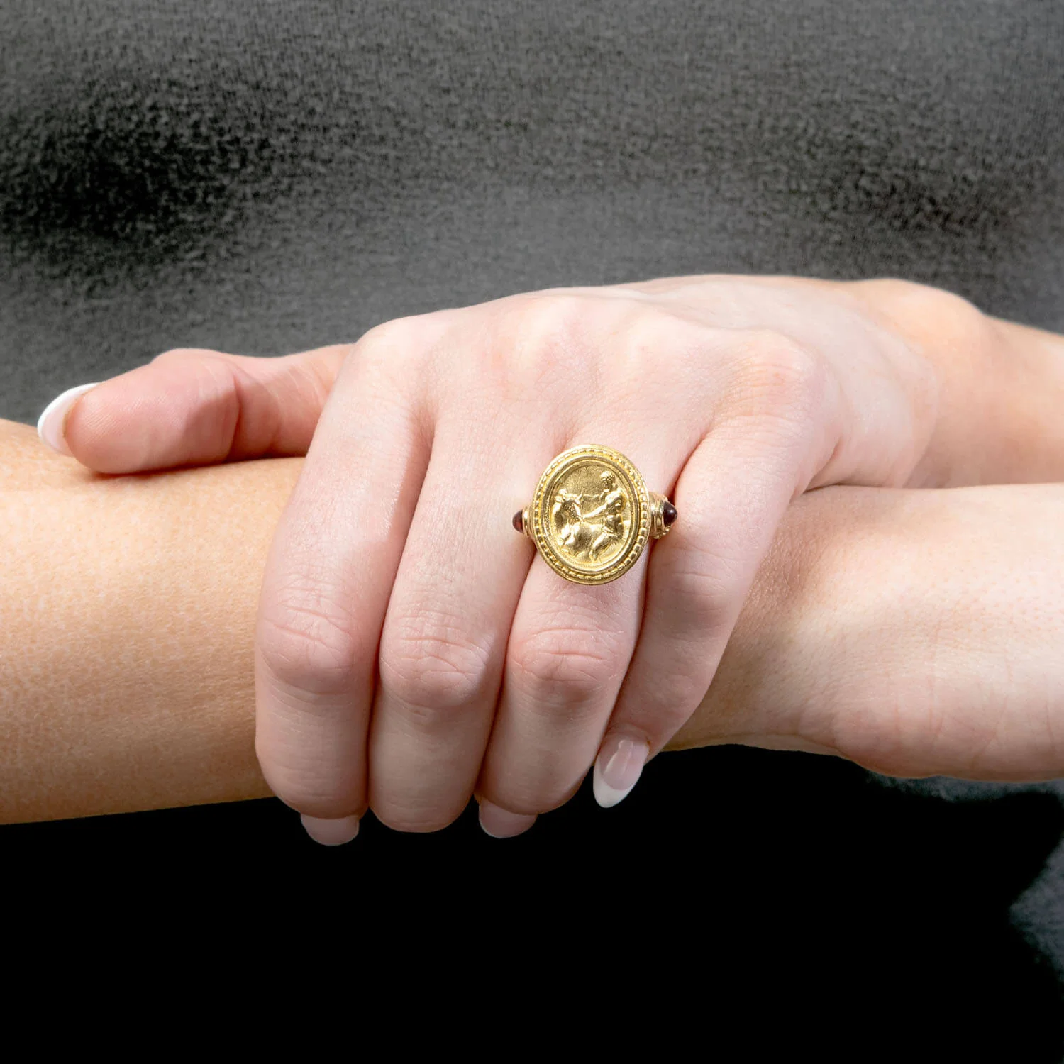 SeidenGang Estate 18K Gold Tourmaline Ring - Image 7