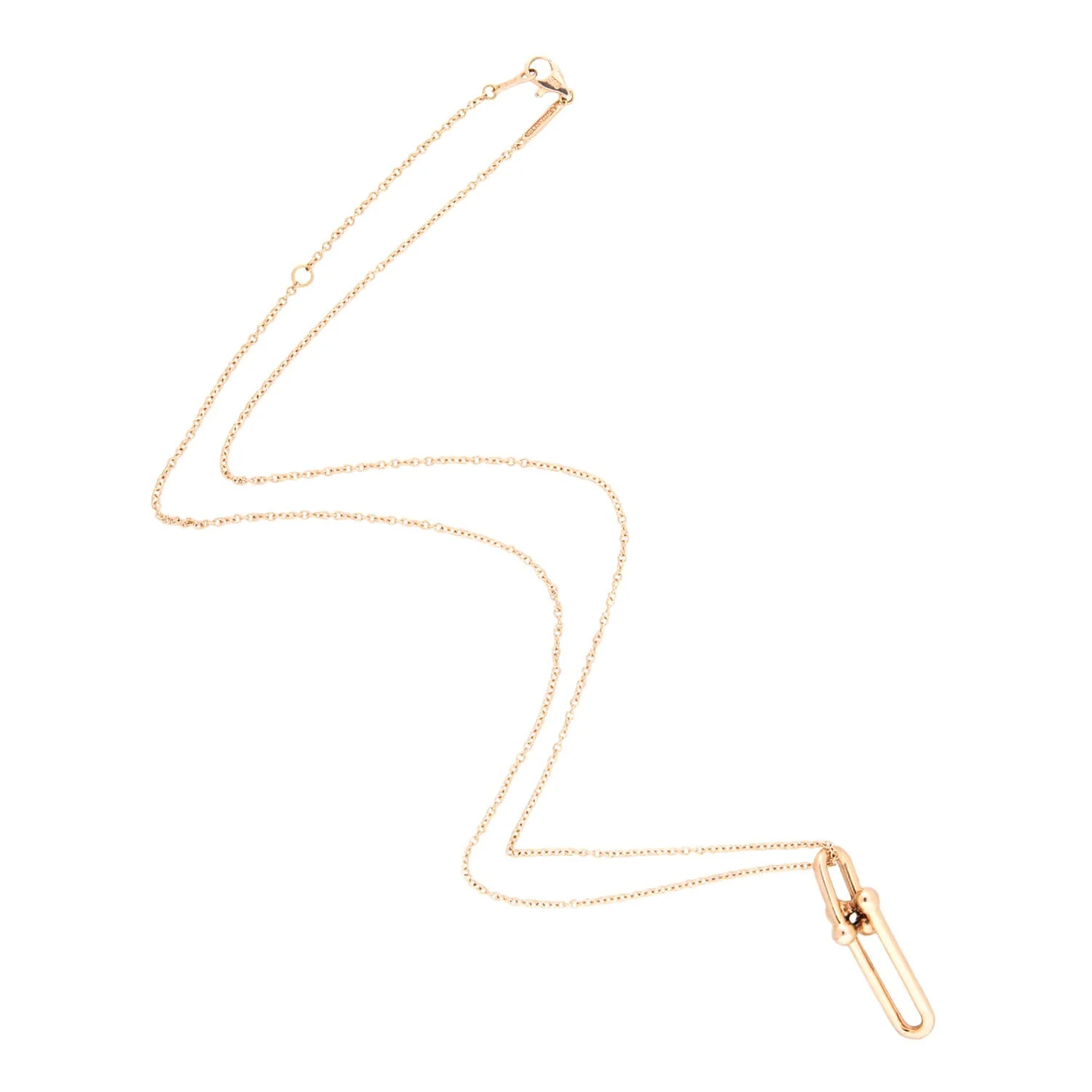 TIFFANY & CO. Estate 14k HardWear Necklace - Image 2
