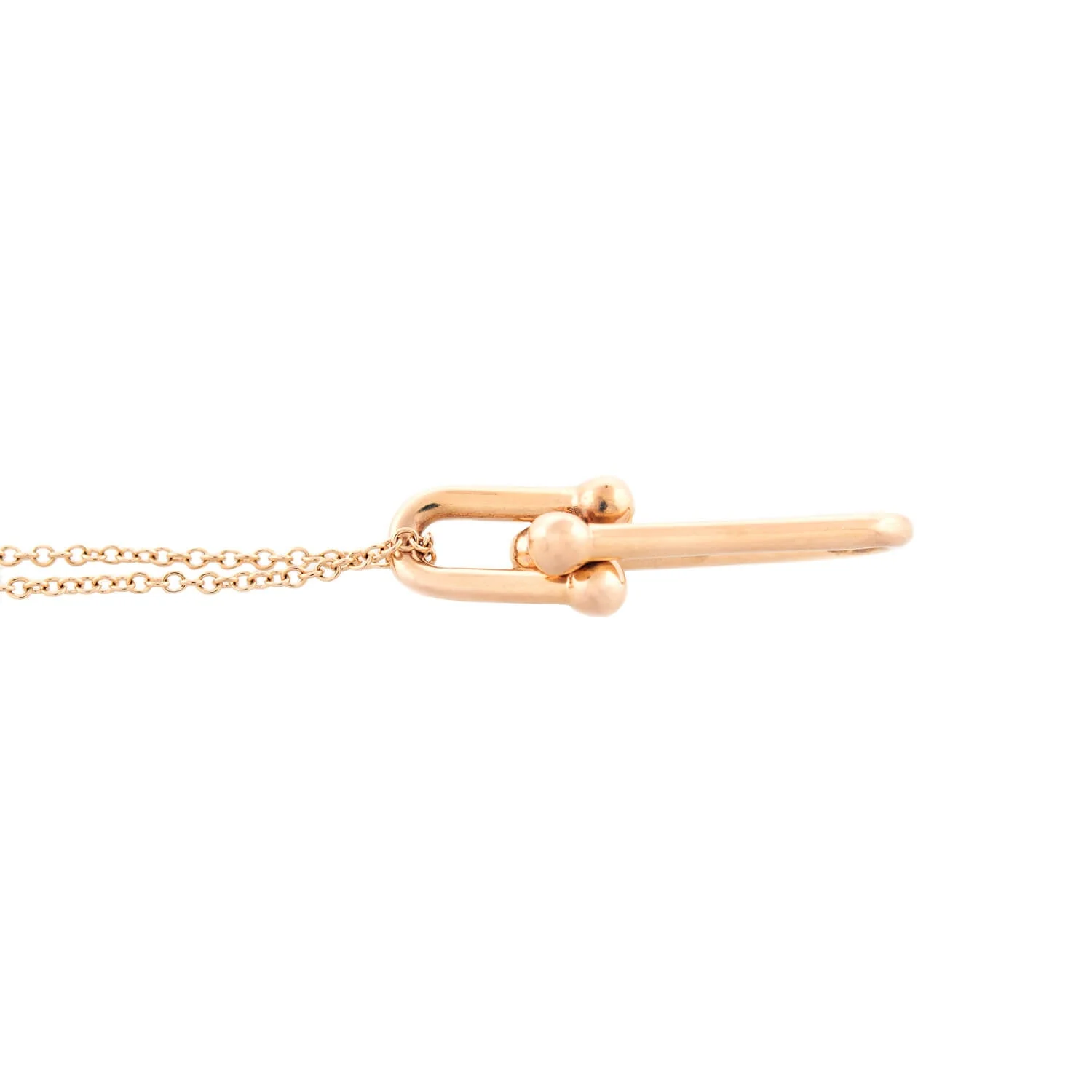 TIFFANY & CO. Estate 14k HardWear Necklace - Image 3