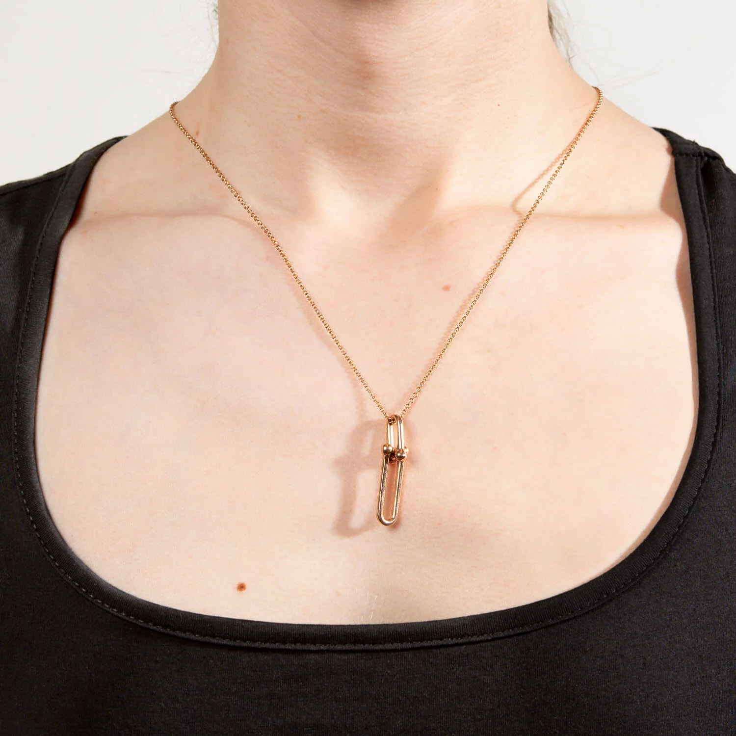 TIFFANY & CO. Estate 14k HardWear Necklace - Image 6