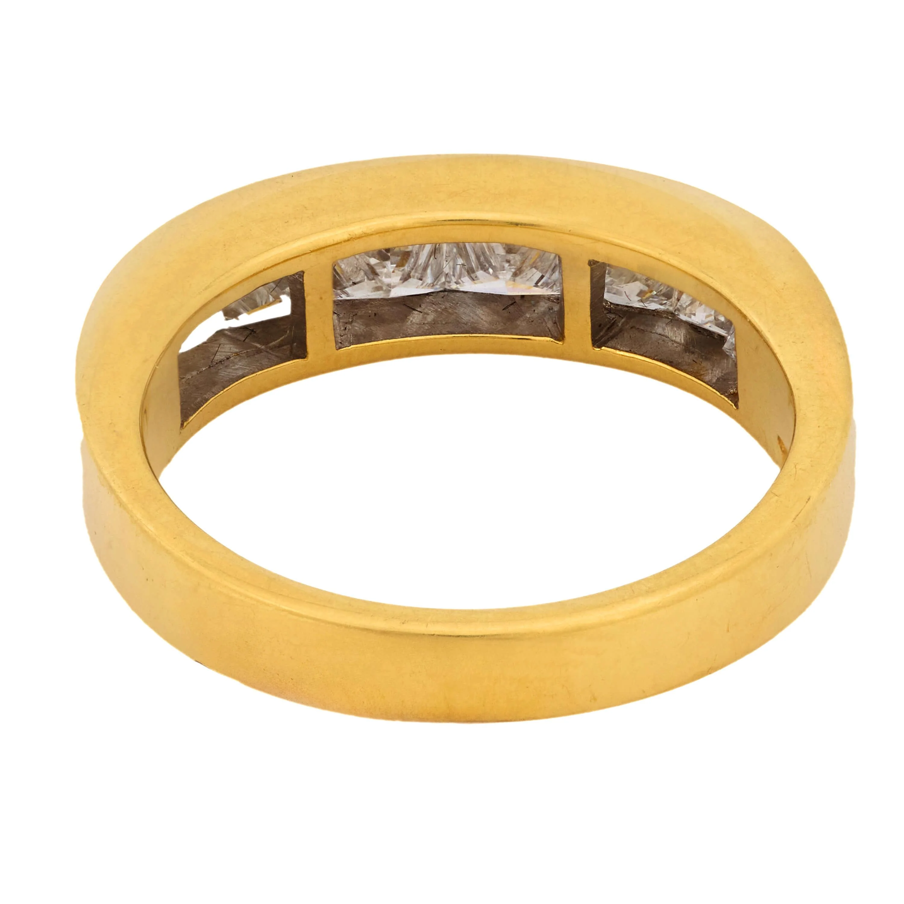 TIFFANY & CO. Estate 18k Diamond Half Band - Image 4