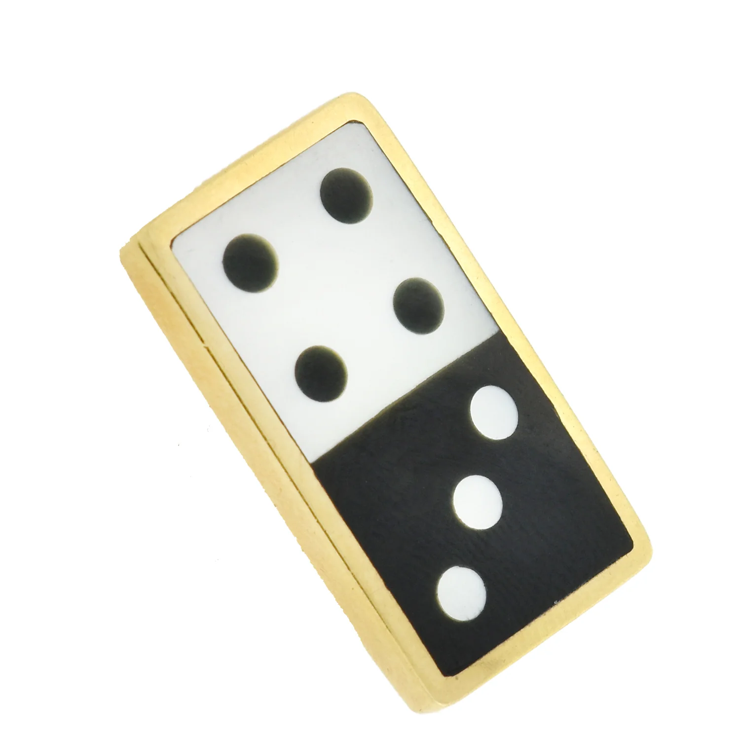 TIFFANY & Co. Vintage 18kt "Lucky 7" Domino Clip Earrings - Image 4