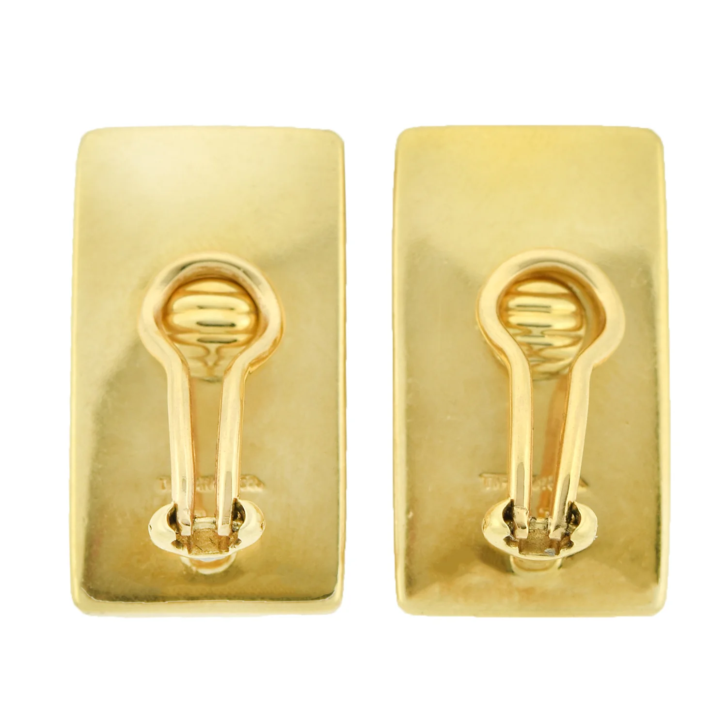 TIFFANY & Co. Vintage 18kt "Lucky 7" Domino Clip Earrings - Image 7
