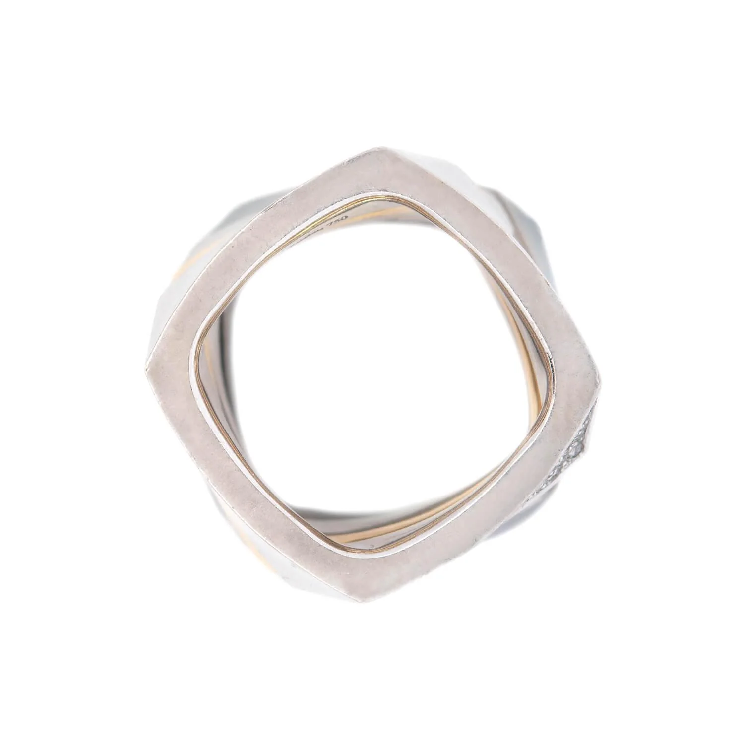 FRANK GEHRY for TIFFANY & CO. Estate 18k Diamond Torque Ring Set - Image 4