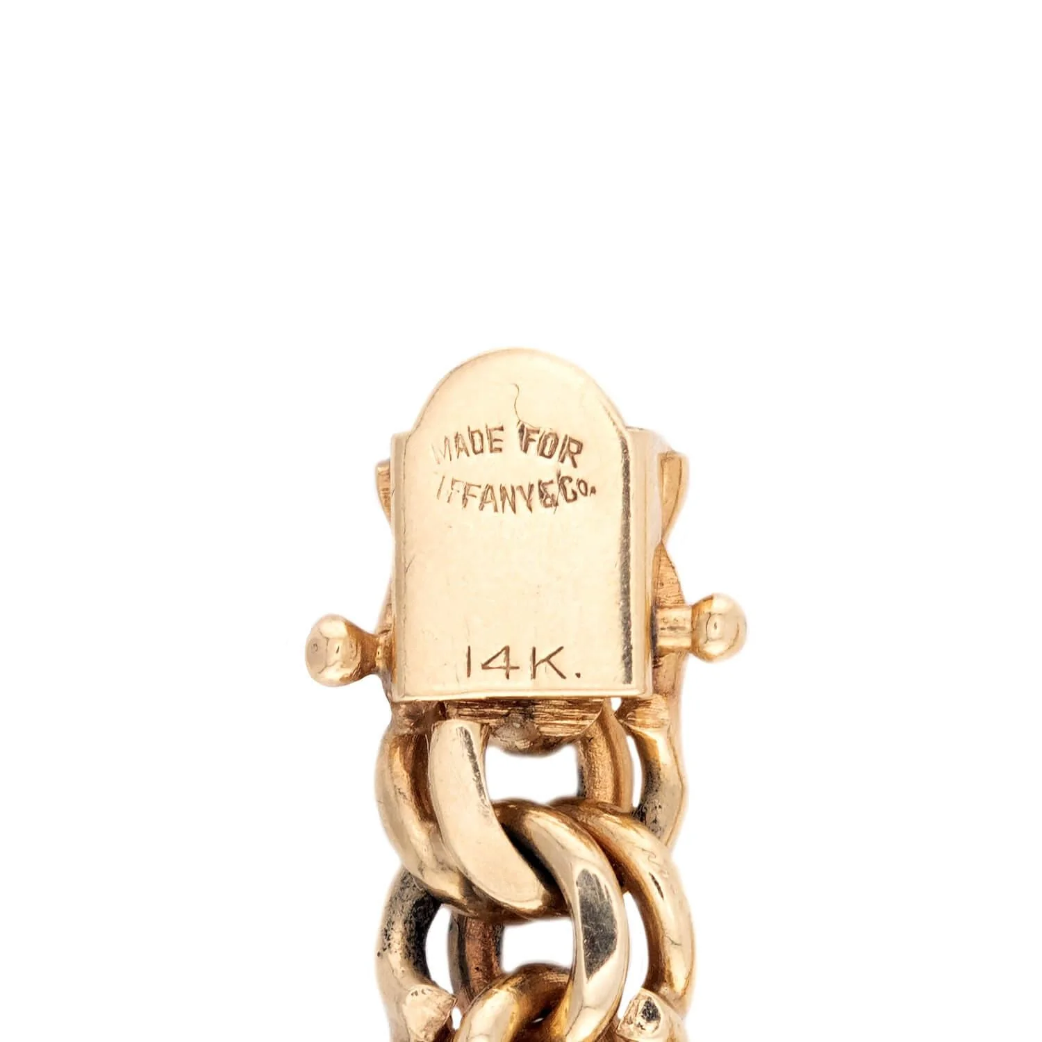 TIFFANY & CO. Vintage 14k Chain Bracelet - Image 4
