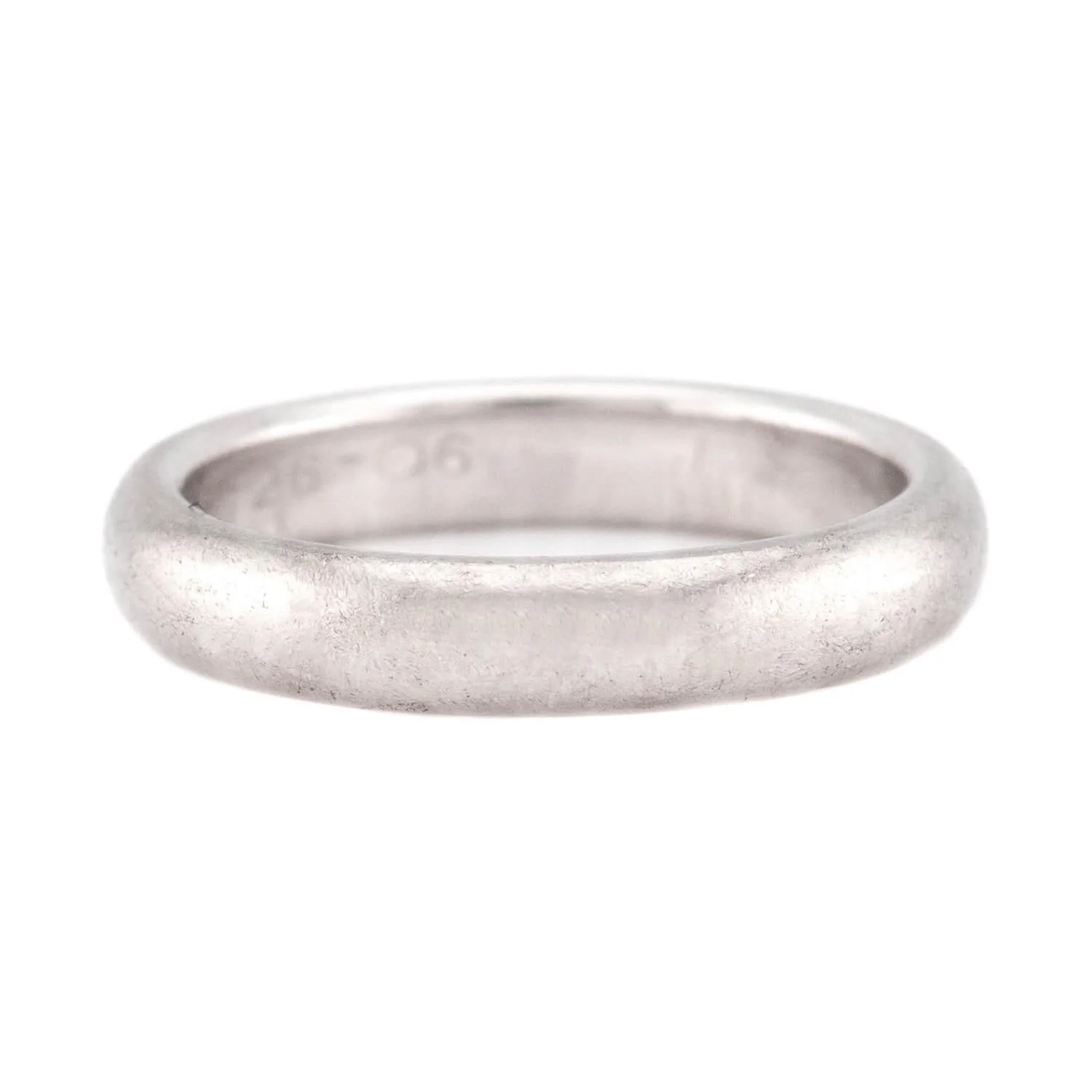 VAN CLEEF & ARPELS Estate Platinum Wedding Band - Image 3