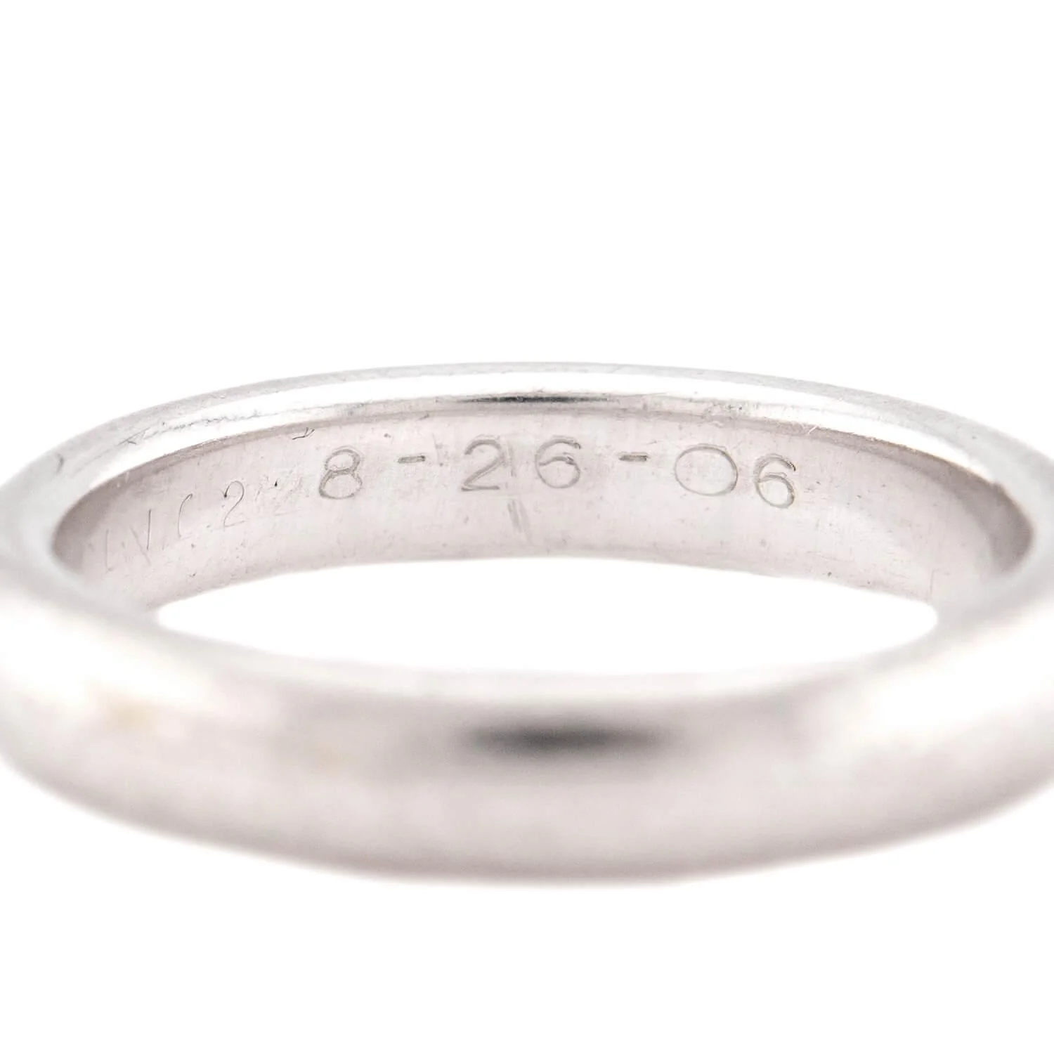 VAN CLEEF & ARPELS Estate Platinum Wedding Band - Image 5