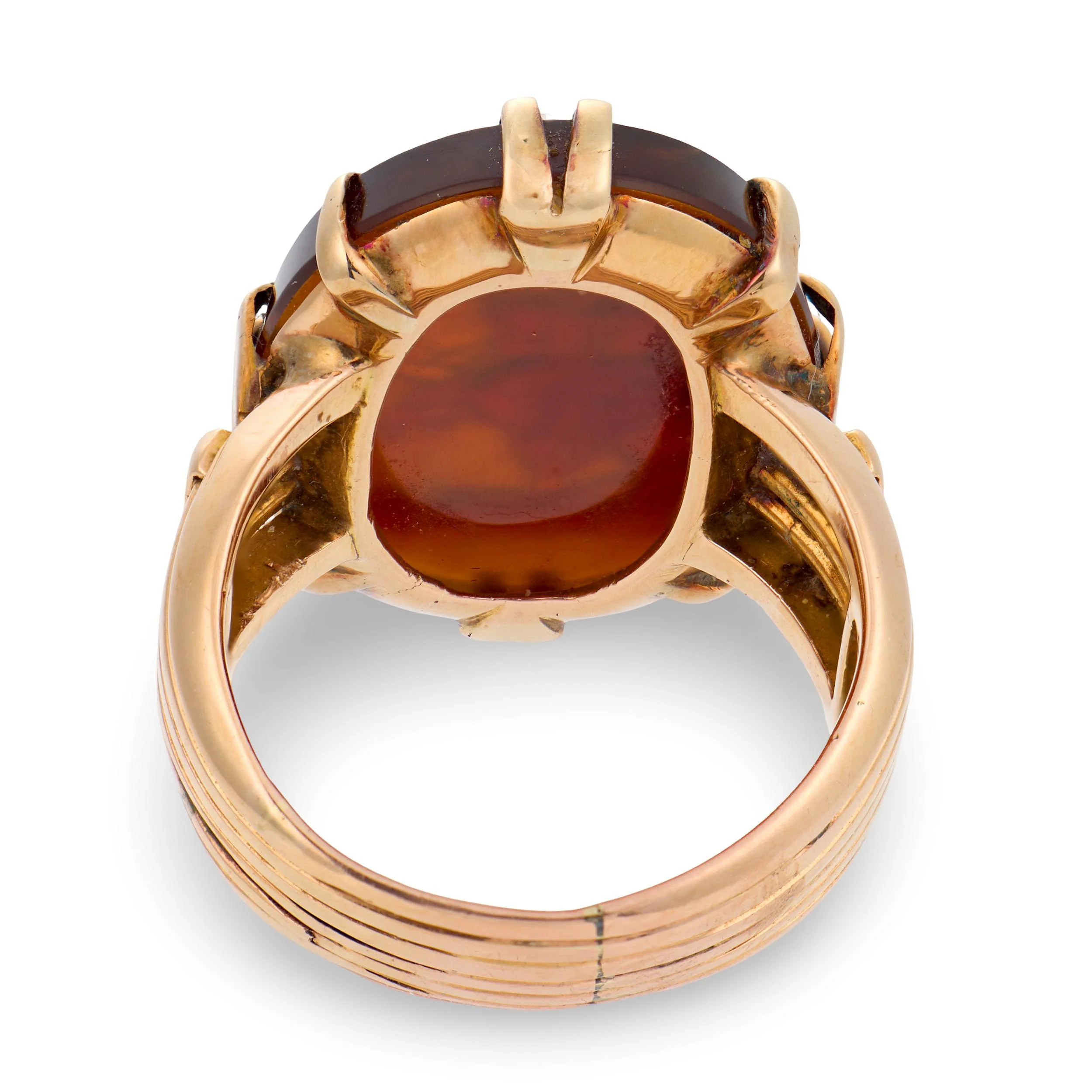 Victorian 14k Carnelian Cameo Ring - Image 5