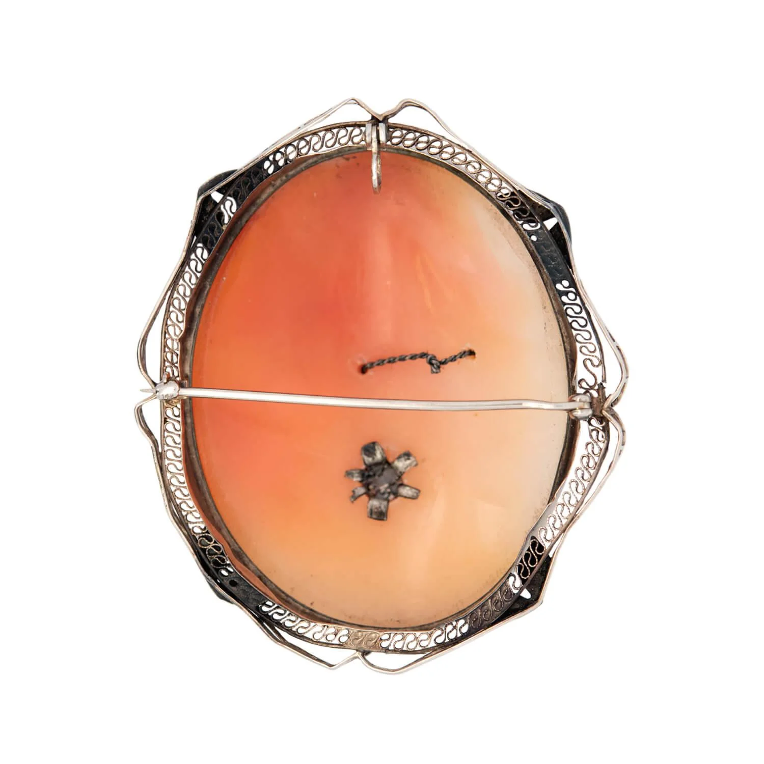Victorian 14k Diamond Cameo Pin/Pendant - Image 3