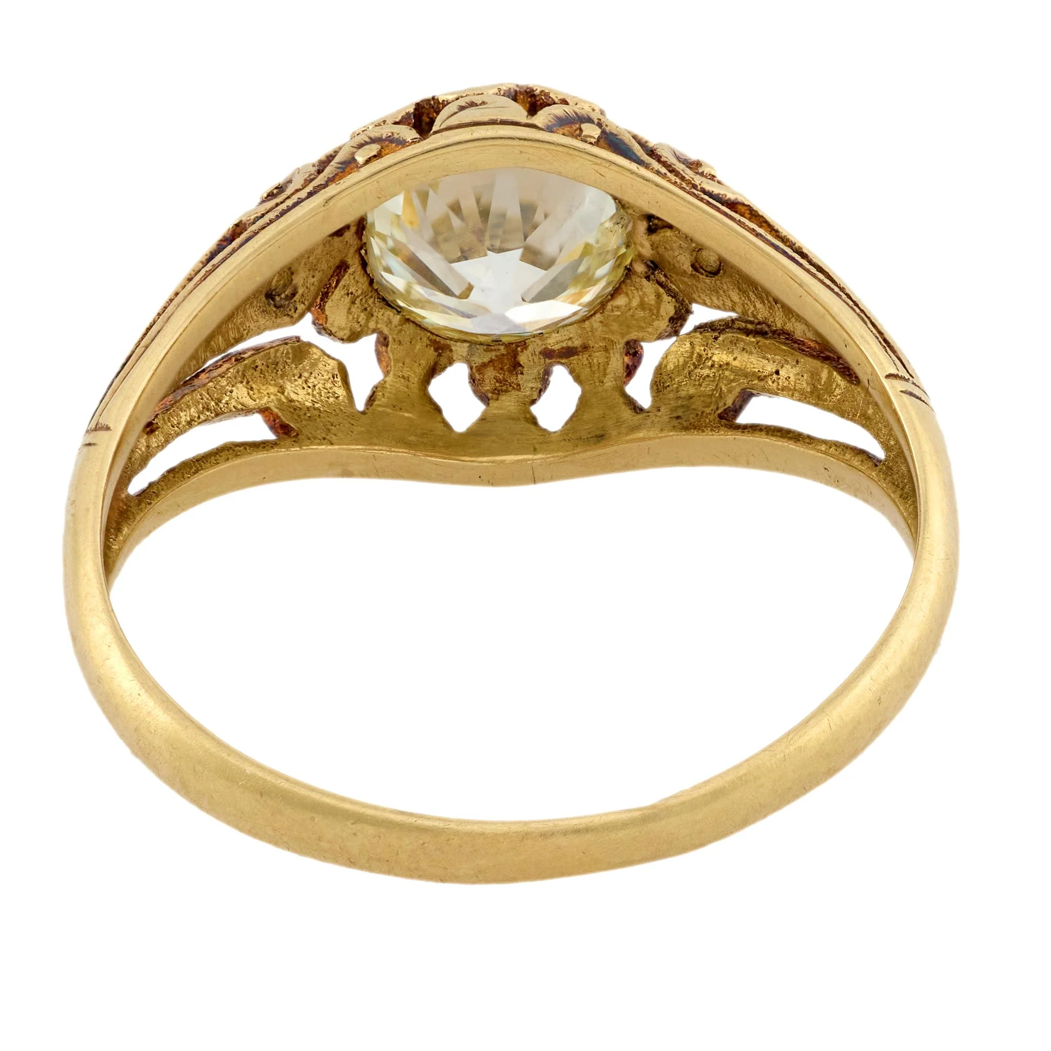Victorian 14k Diamond Engagement Ring 1.35ct - Image 5