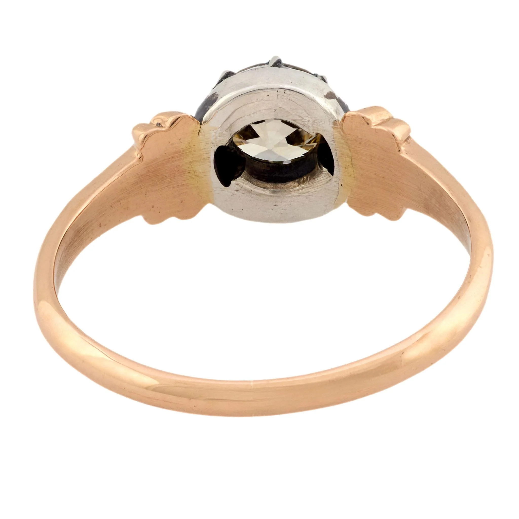 Victorian 14k Diamond Engagement Ring .58ct - Image 5
