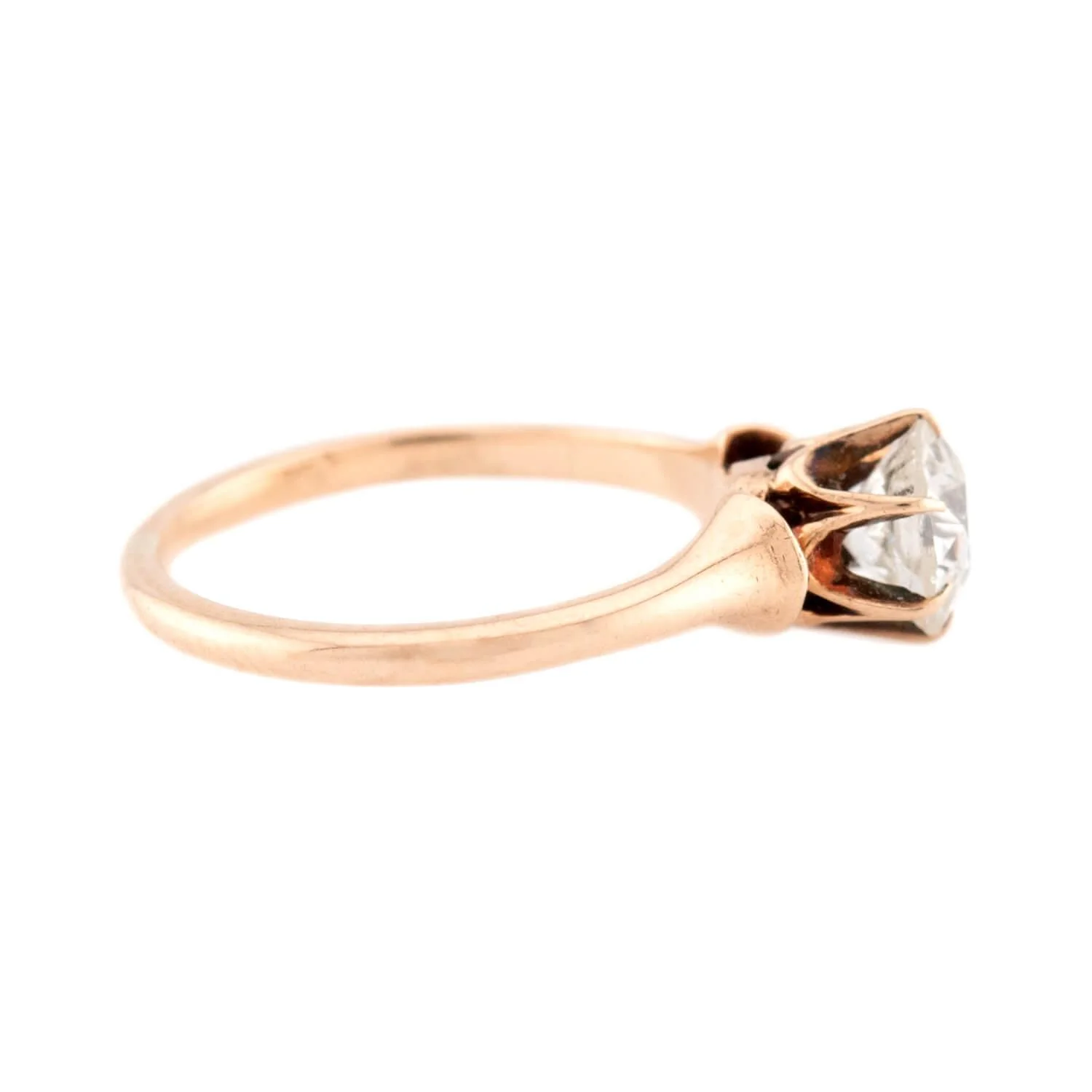 Victorian 14k Diamond Engagement Ring .75ct - Image 3