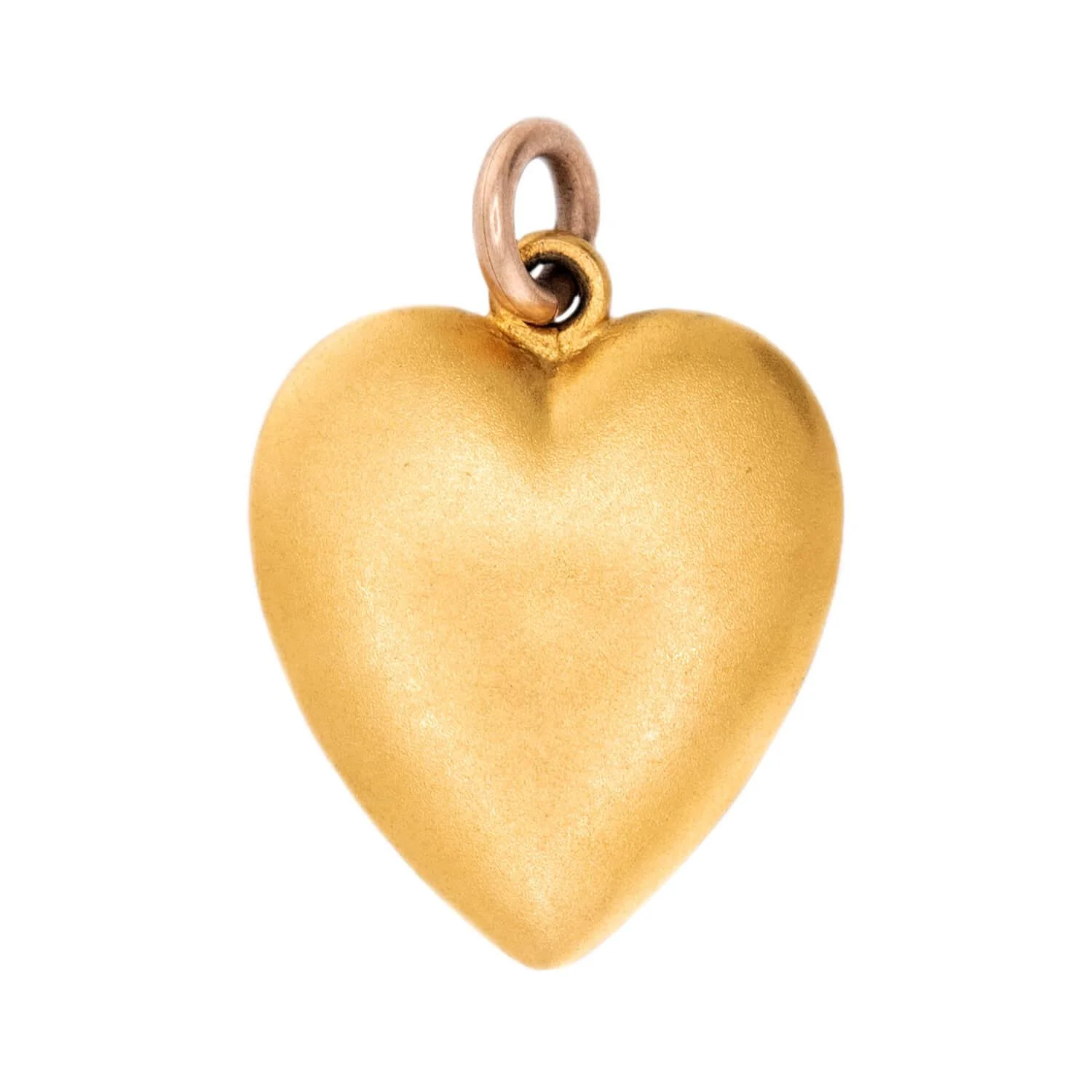 Victorian 14k Diamond Heart Pendant/Charm - Image 3