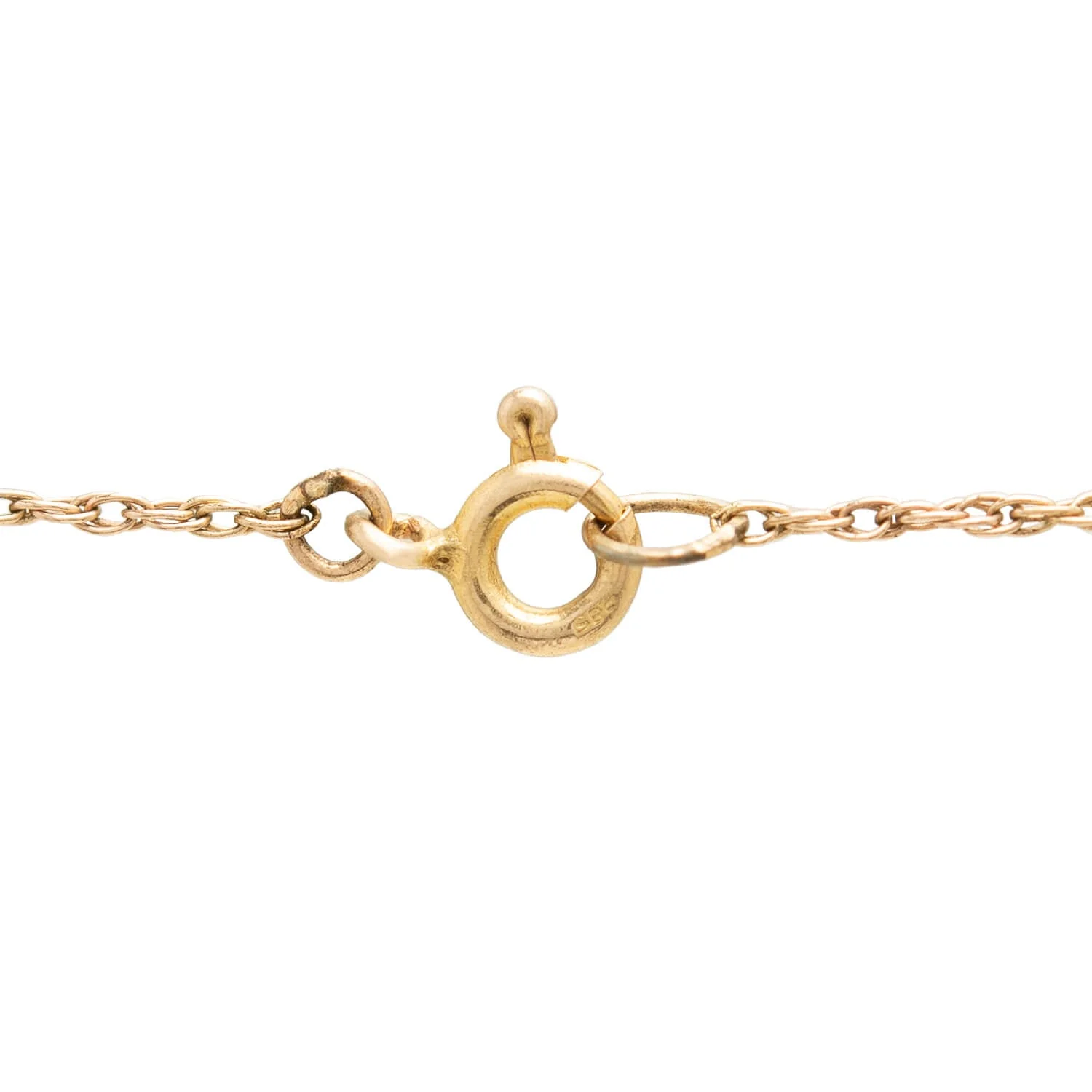 Victorian 15k Diamond Repoussé Vinaigrette Pendant - Image 6