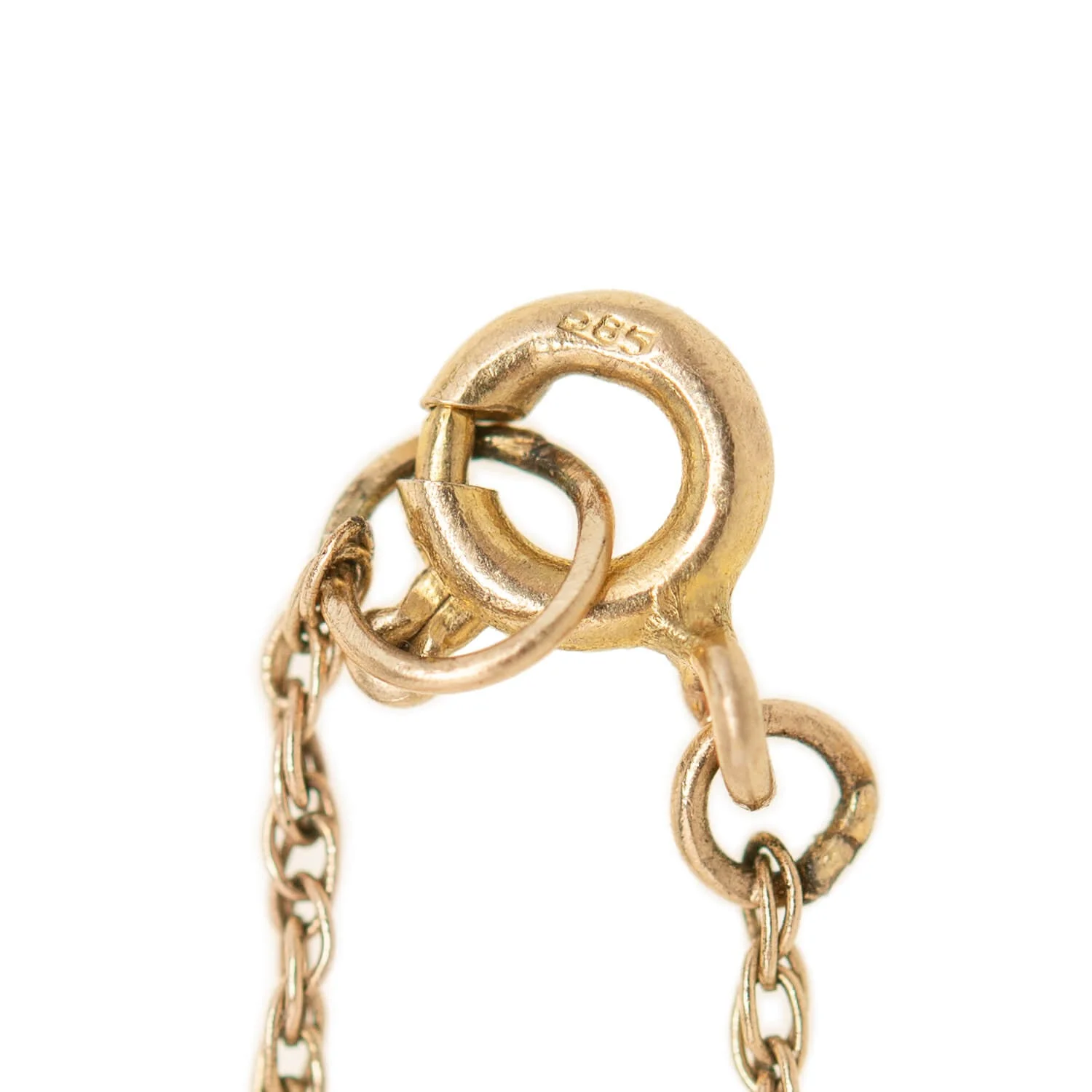 Victorian 15k Diamond Repoussé Vinaigrette Pendant - Image 7