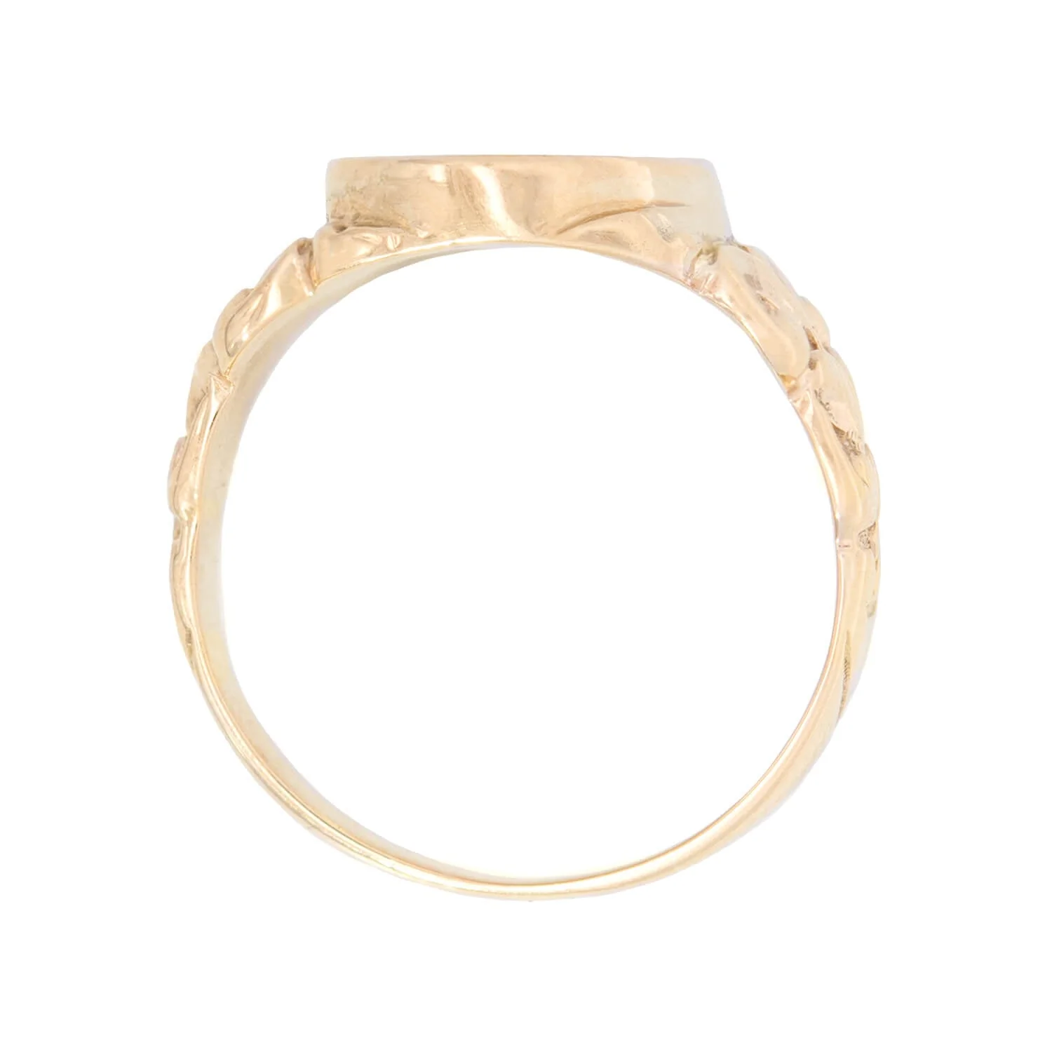 Victorian 14k Family Crest Signet Ring - Image 3