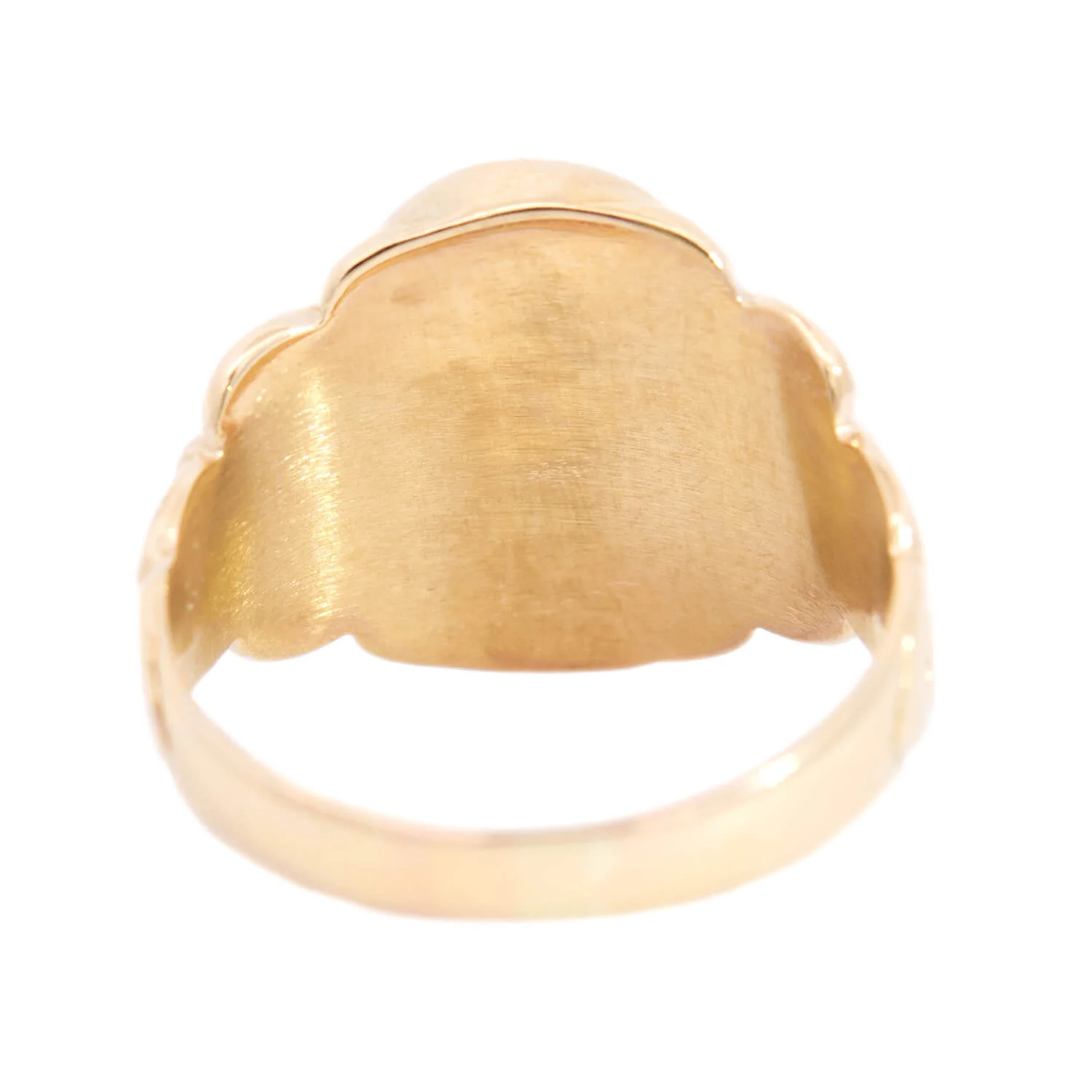 Victorian 14k Family Crest Signet Ring - Image 5