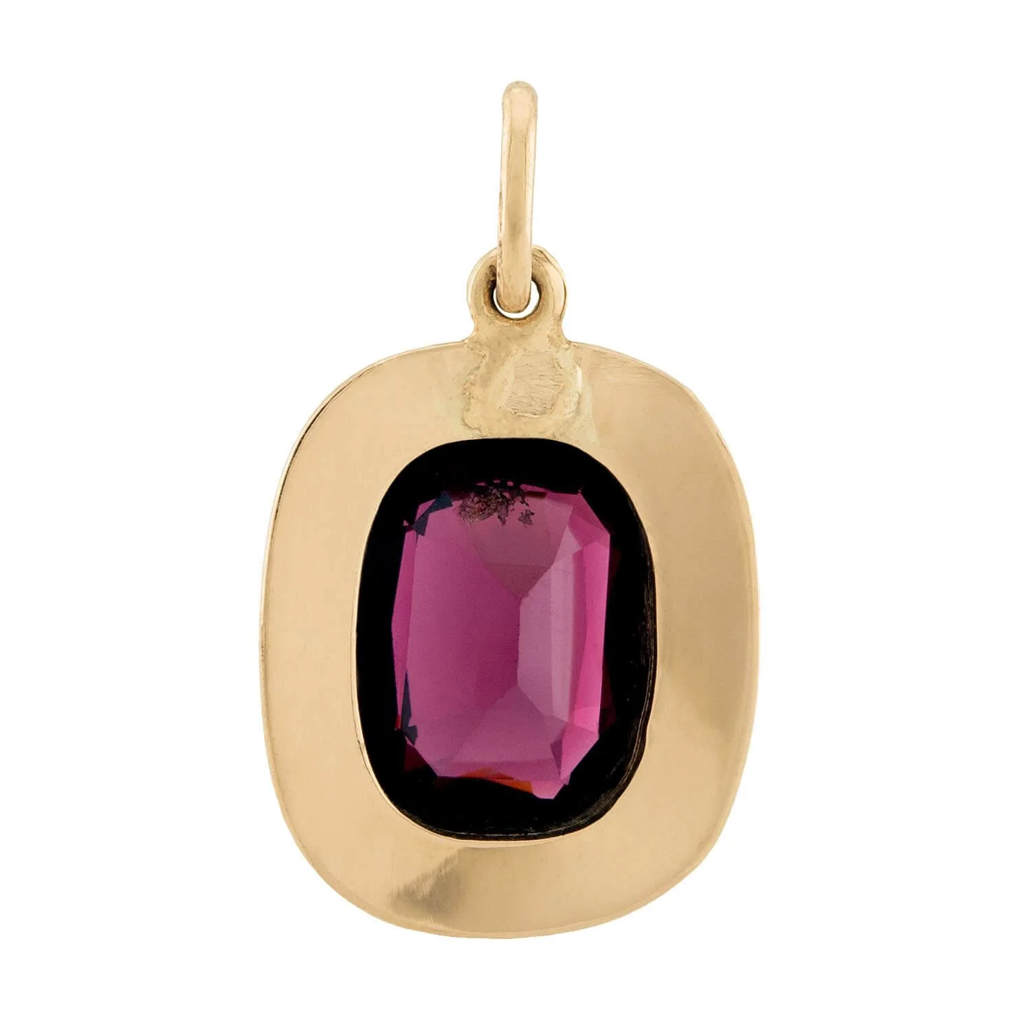 Victorian 14k Garnet Pendant - Image 3