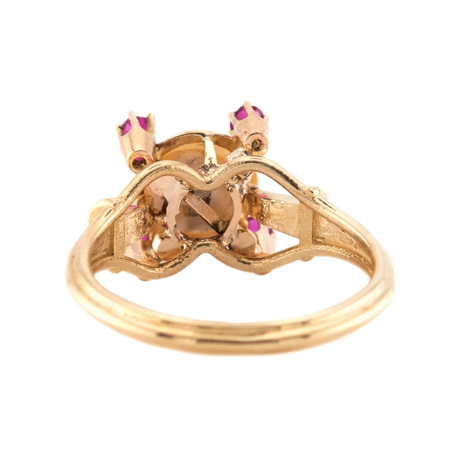 Victorian 14k Pearl and Ruby Ring - Image 5