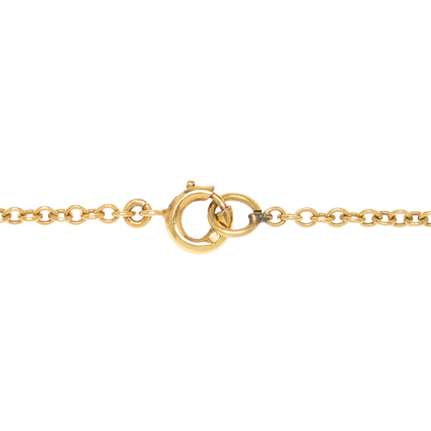 Victorian 14k Pearl + Jade Bead Chain Necklace 34" - Image 5