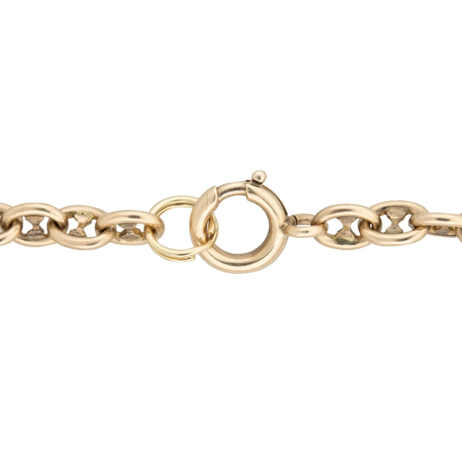 Victorian 9k Petite Mariner Link Necklace - Image 4