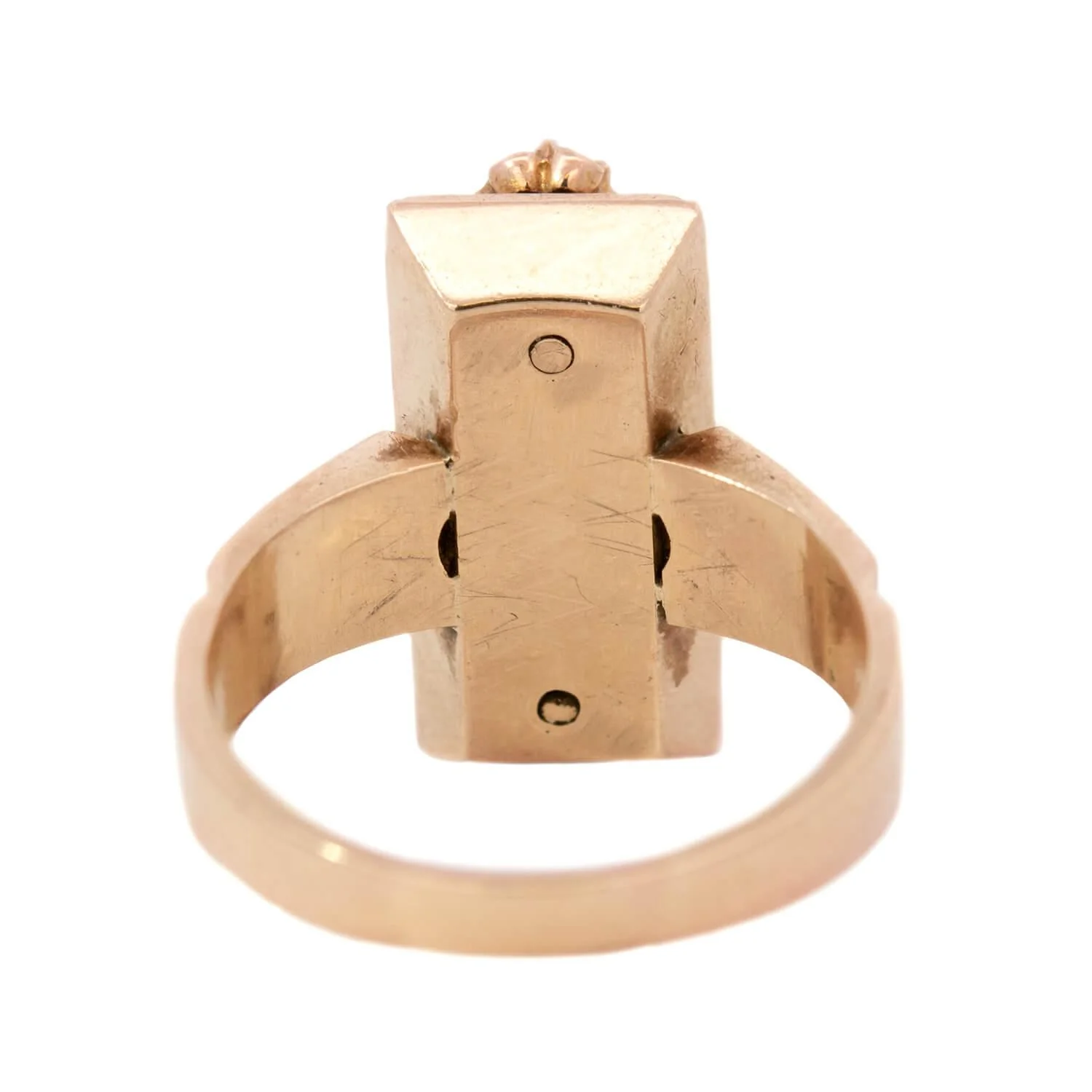 Victorian 14k "REGARD" and Enamel Ring - Image 5