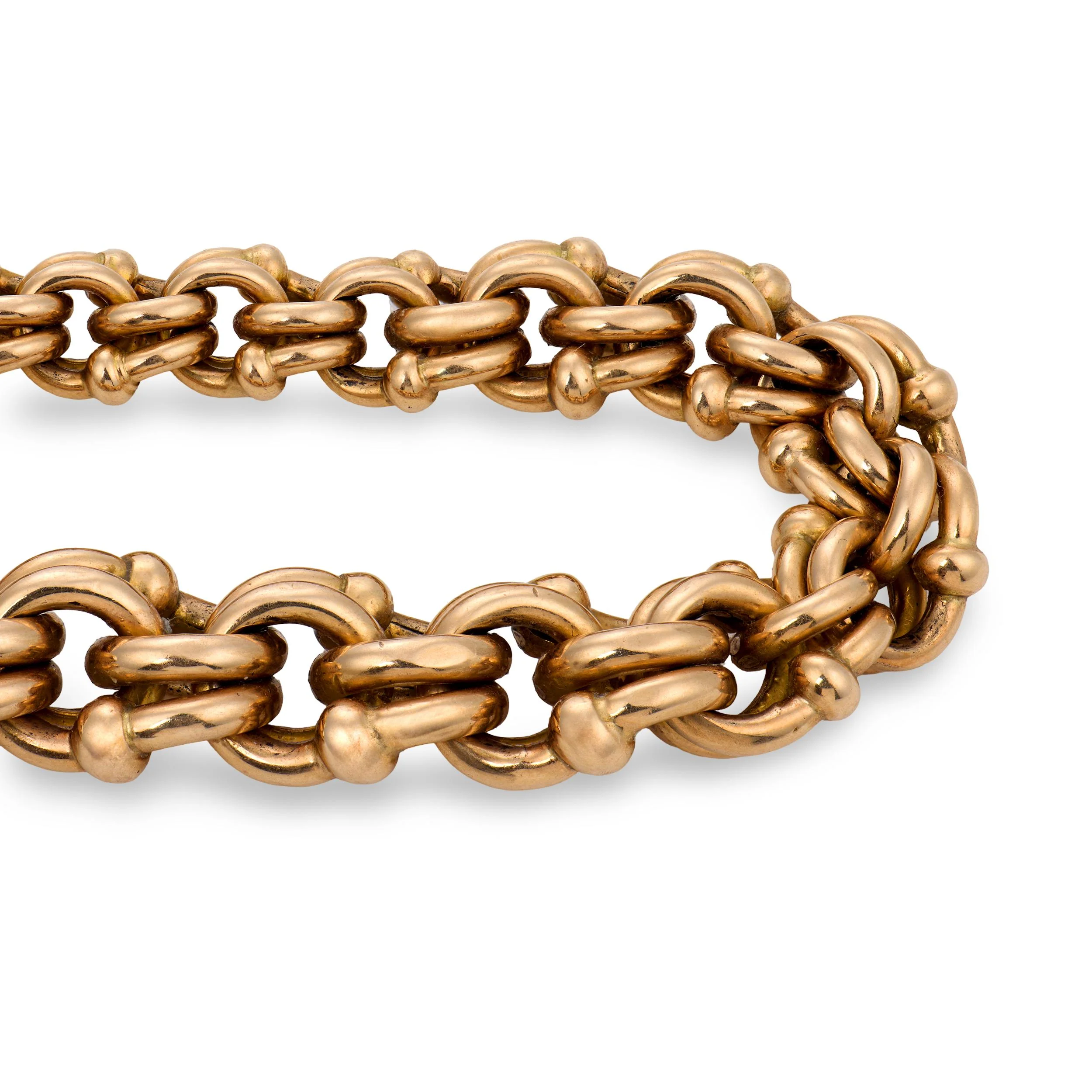 Victorian 14k Watch Chain Choker Necklace 26.7dwt - Image 3
