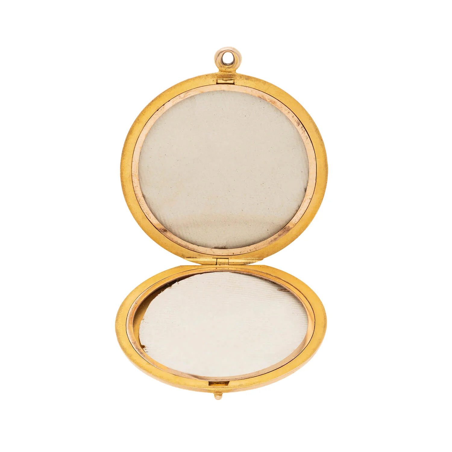 Victorian 14kt Diamond & Enamel Lion Locket - Image 3