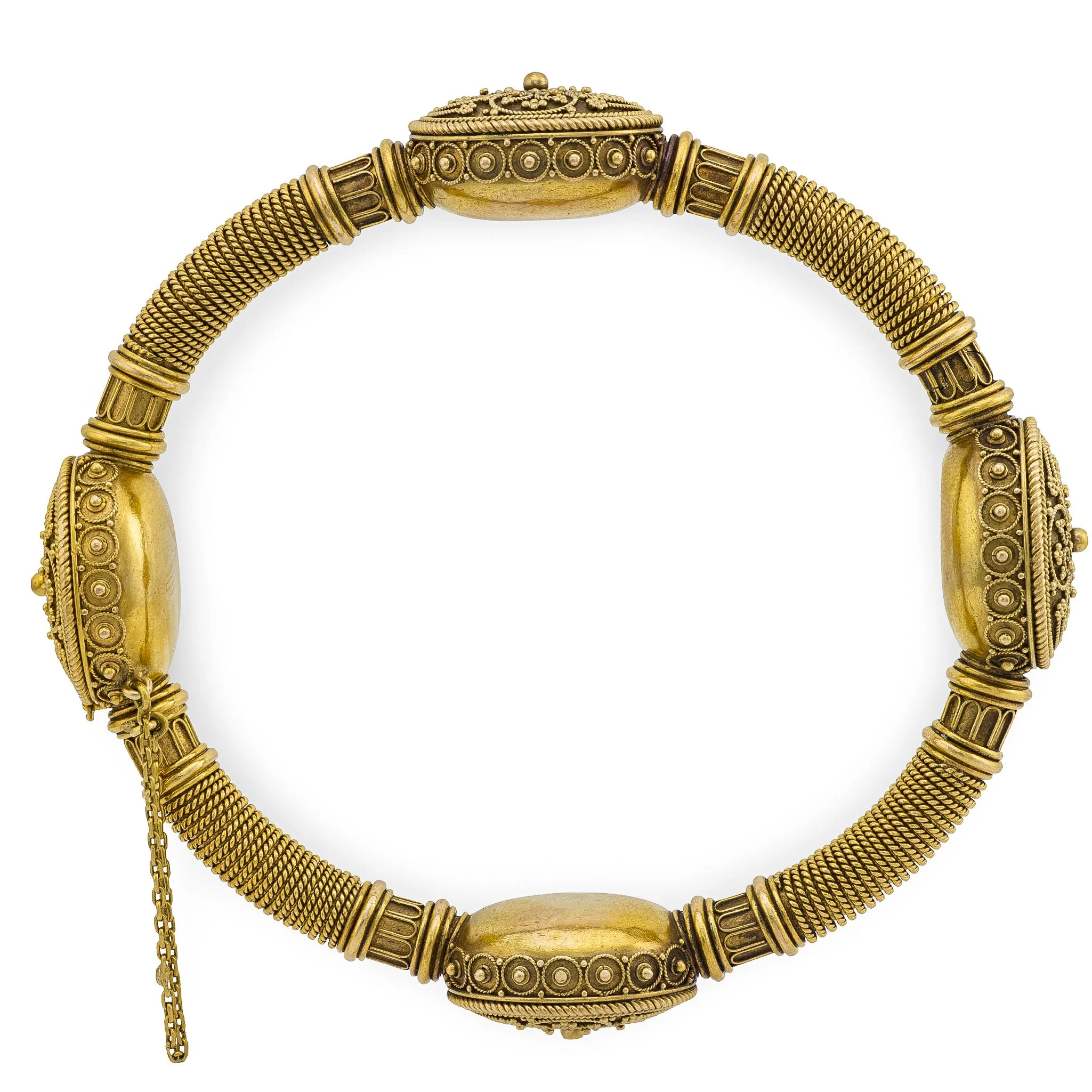 Victorian 15k Etruscan Bangle - Image 3
