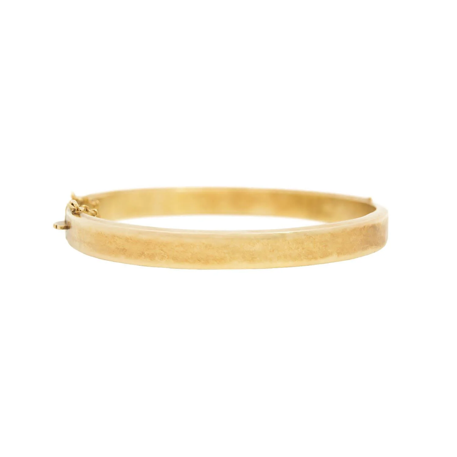 Victorian 15k Etruscan Hinged Bangle - Image 4