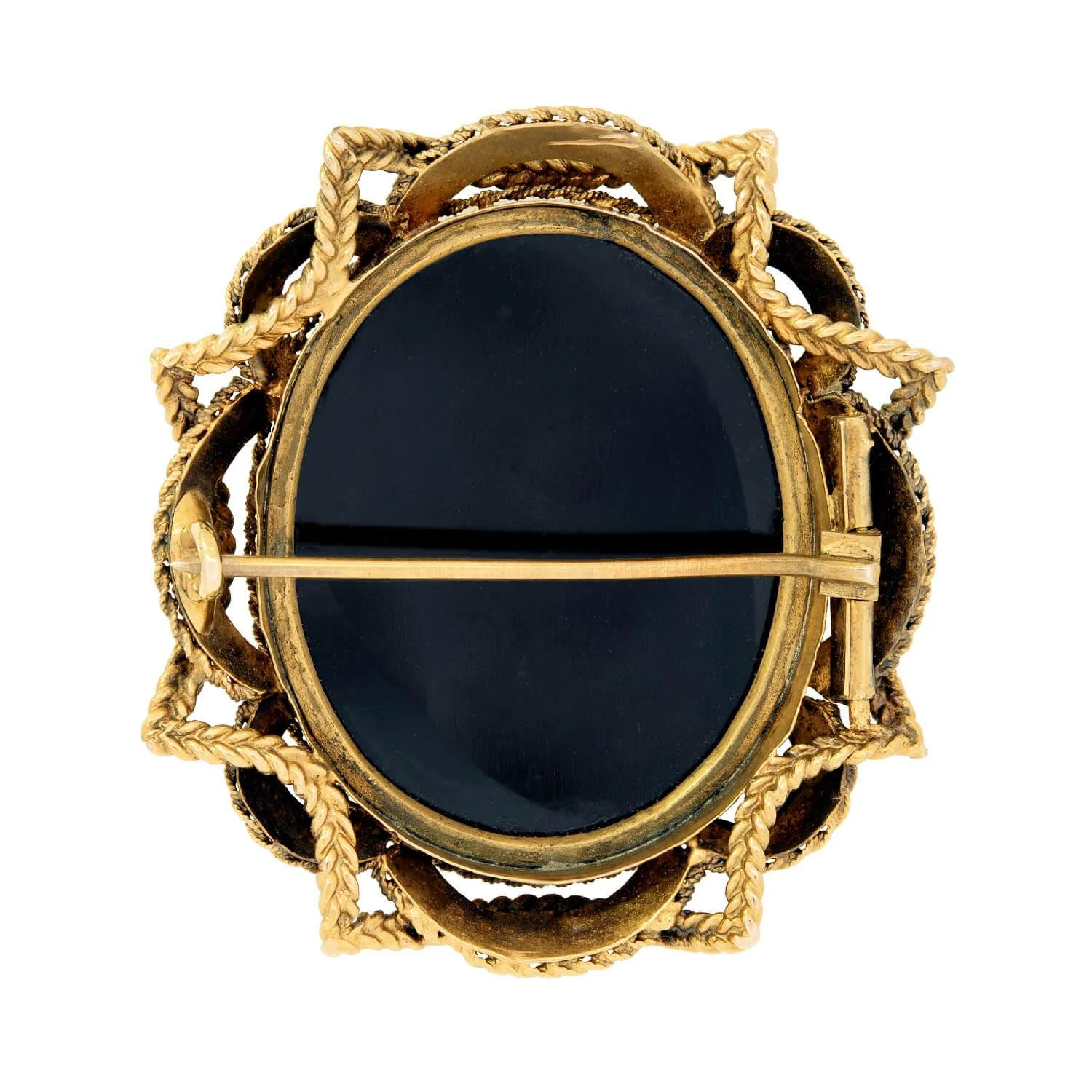 Victorian 18k Agate Cameo Pin/Brooch - Image 3