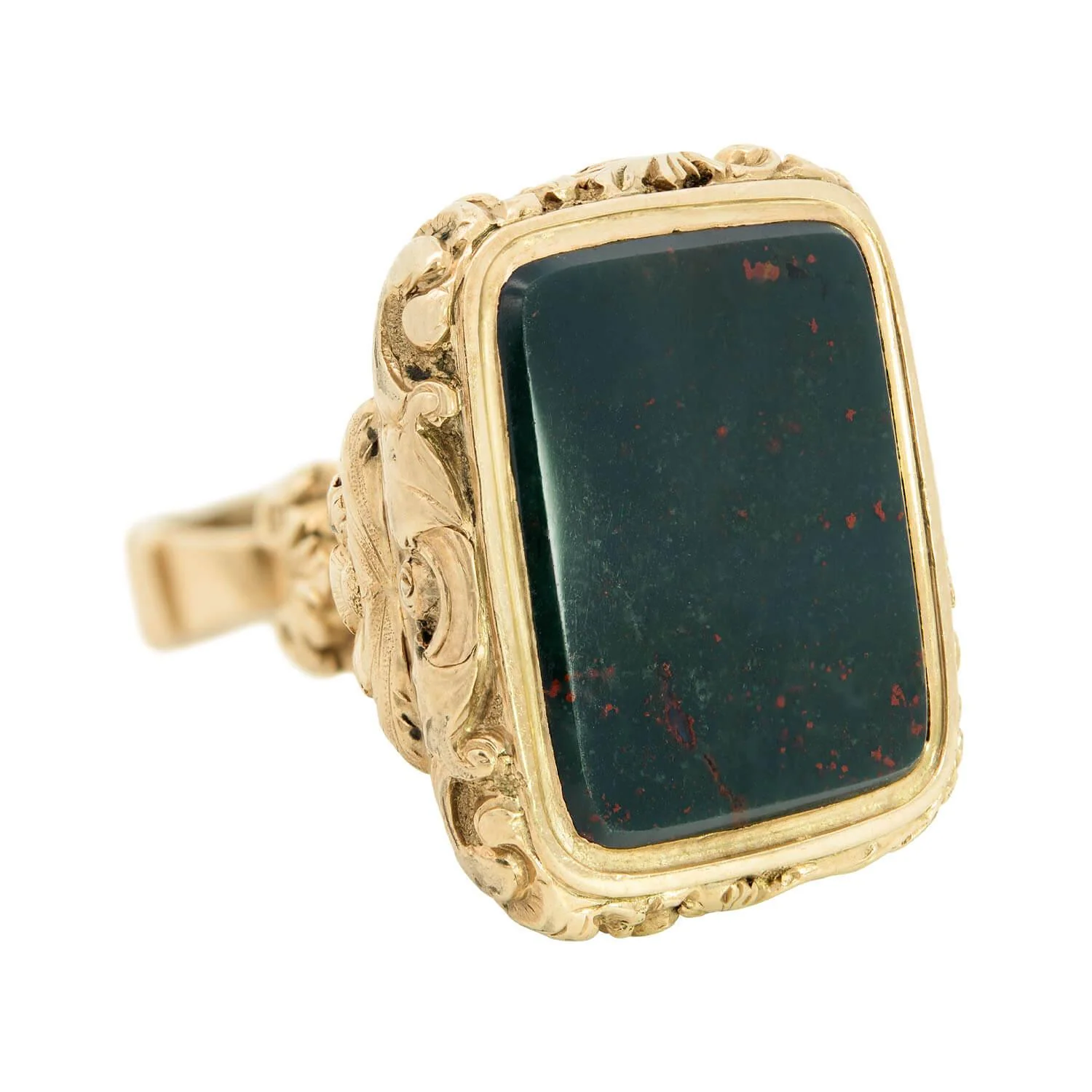 Victorian 18k Bloodstone Fob - Image 2