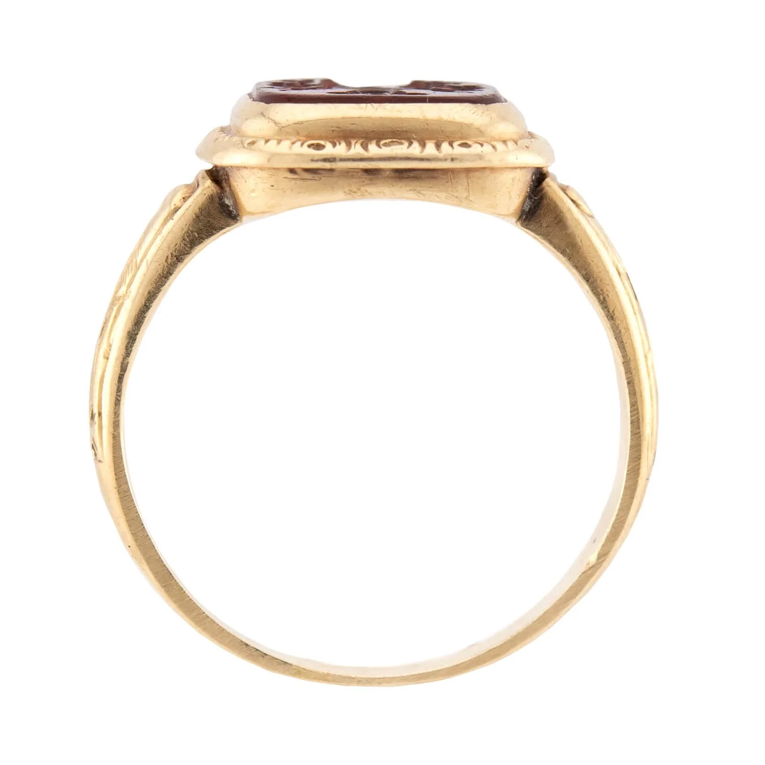 Victorian 18k Carnelian Intaglio Ring - Image 4