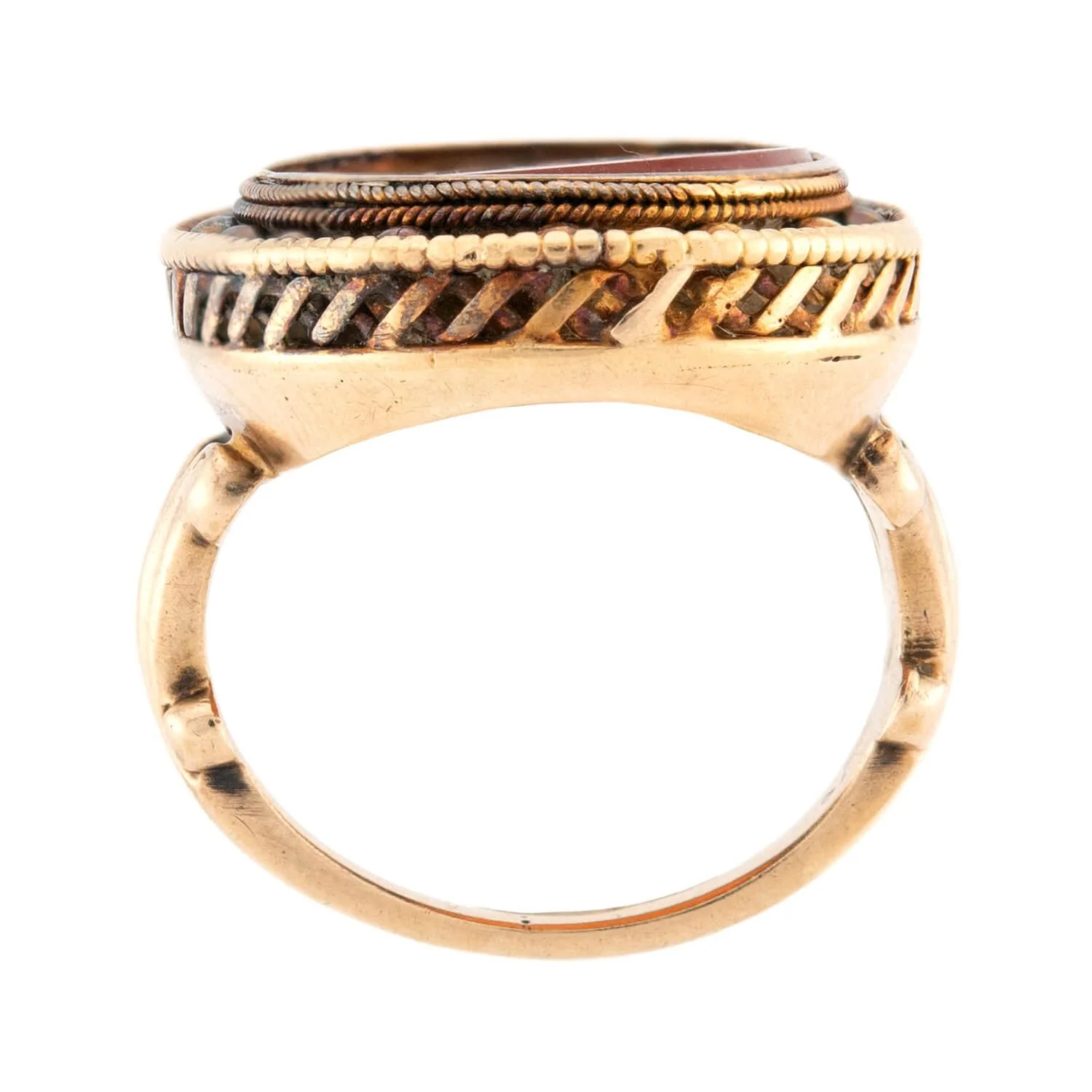 Victorian 18k Carnelian Intaglio Ring - Image 4