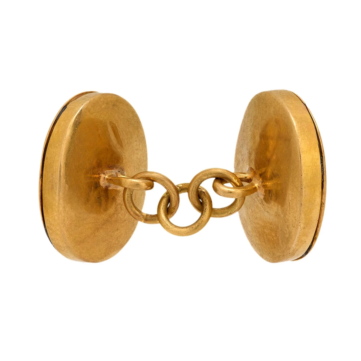 Victorian 18k Pietra Dura Fly Motif Cufflinks - Image 4