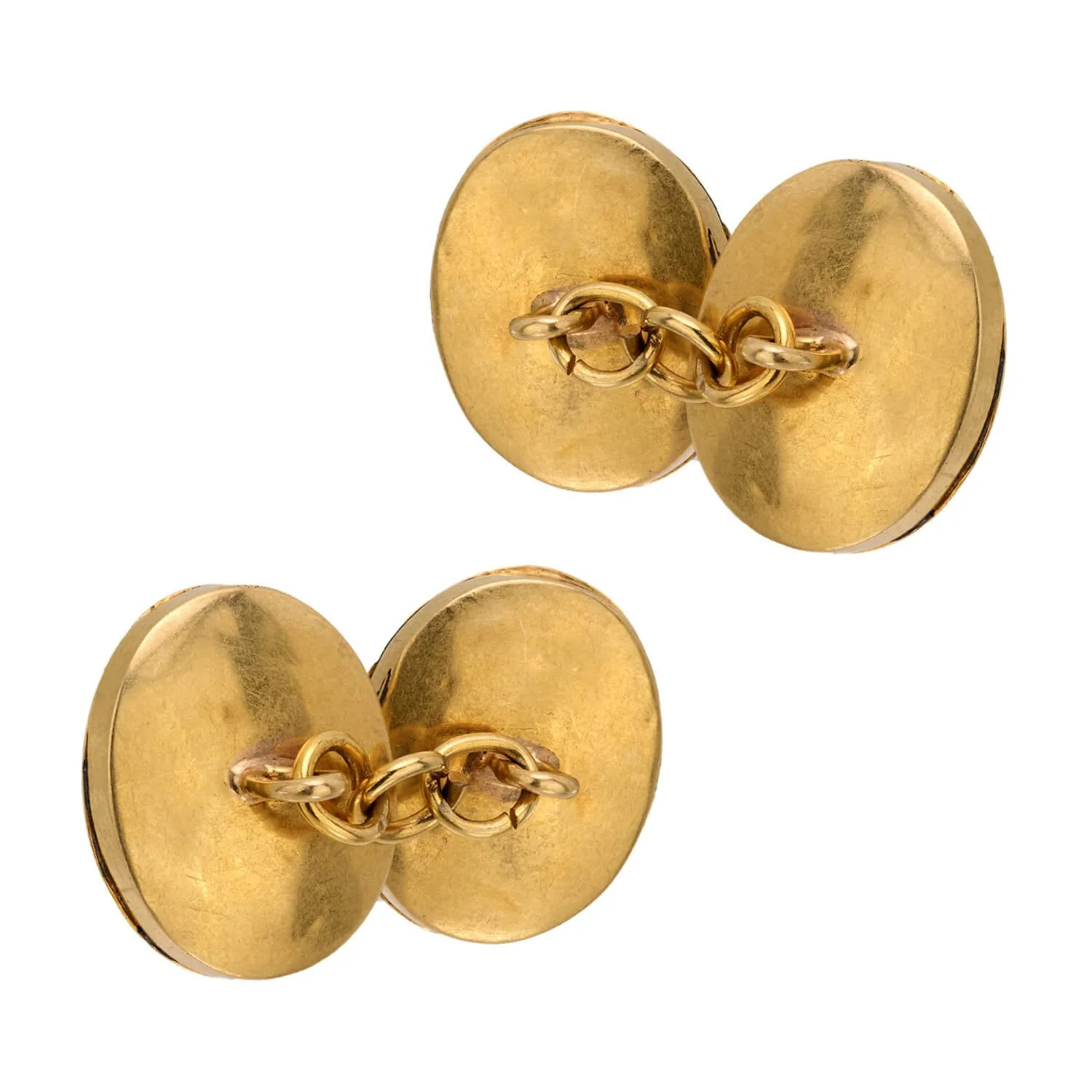 Victorian 18k Pietra Dura Fly Motif Cufflinks - Image 3