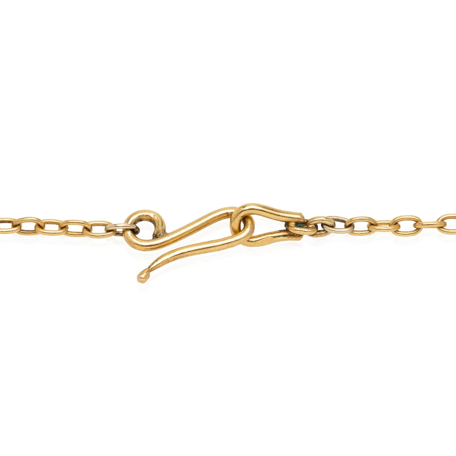 Victorian 18kt + Angel Skin Coral Festoon Necklace - Image 6