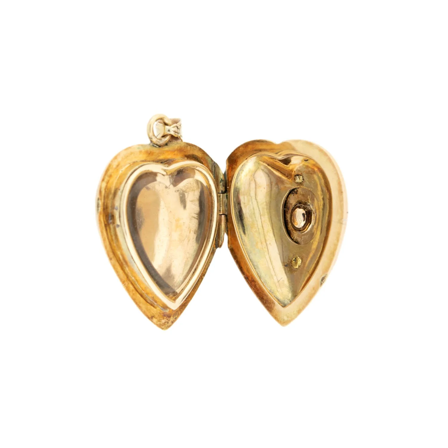 Victorian 18kt Diamond & Enamel Portrait Locket - Image 3
