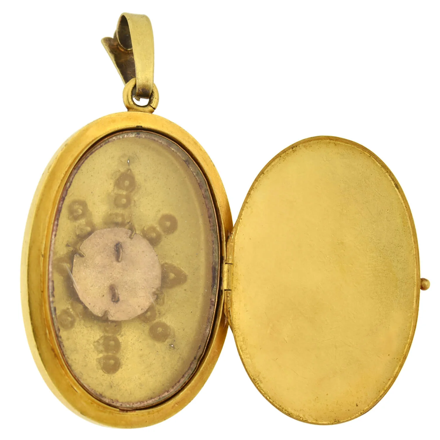 Victorian 18kt Rose Cut Diamond Starburst Locket 1.25ctw - Image 5