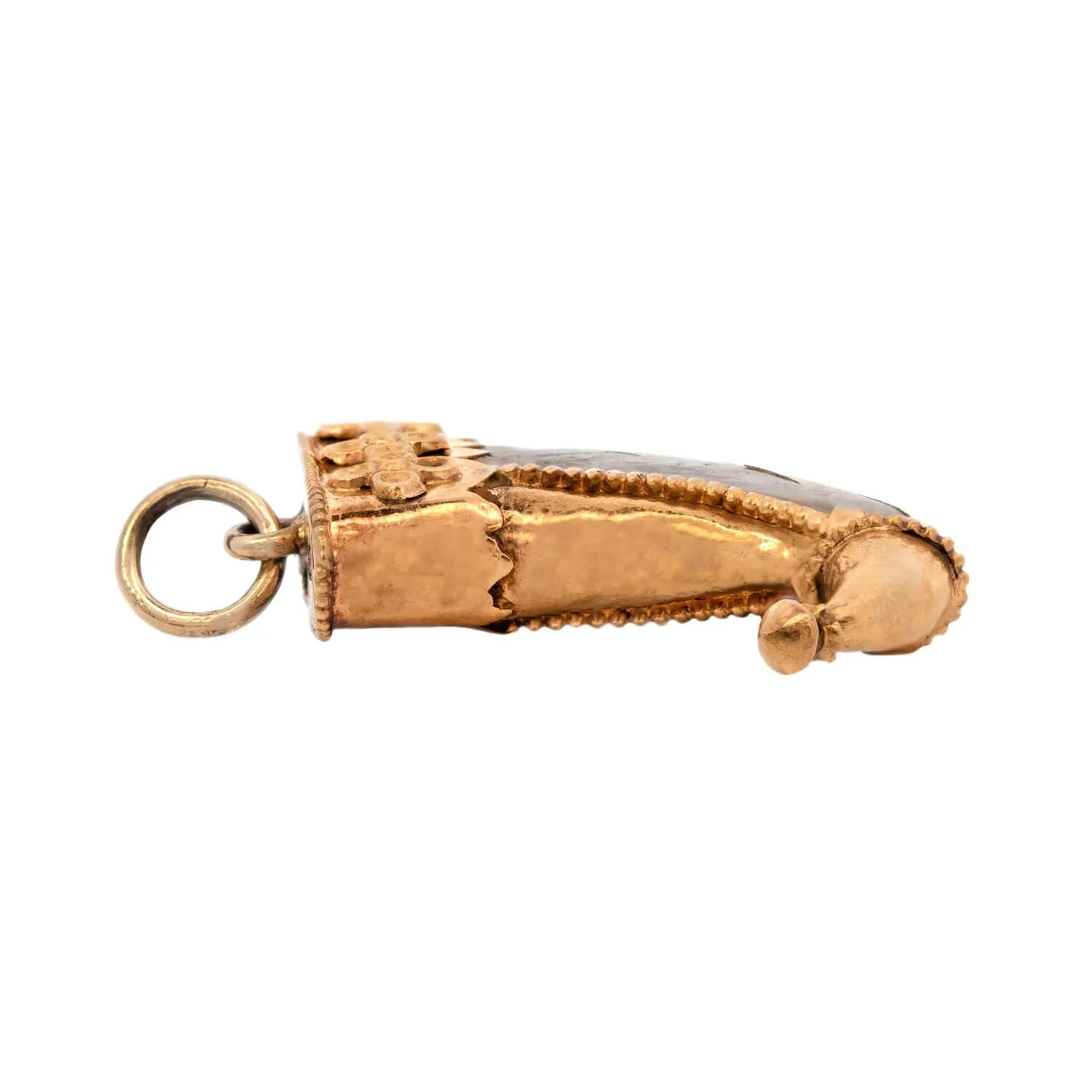 Victorian 20k Tiger Claw Pendant - Image 2