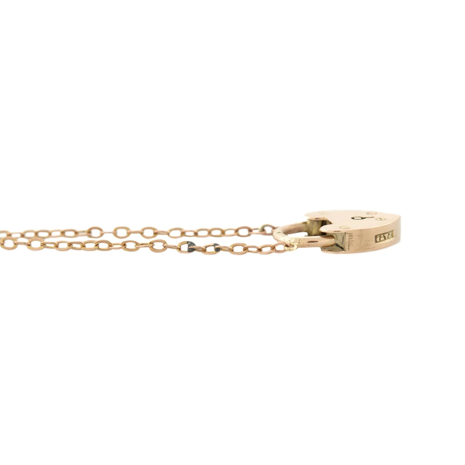 Victorian 9k Heart Lock Conversion Necklace - Image 3
