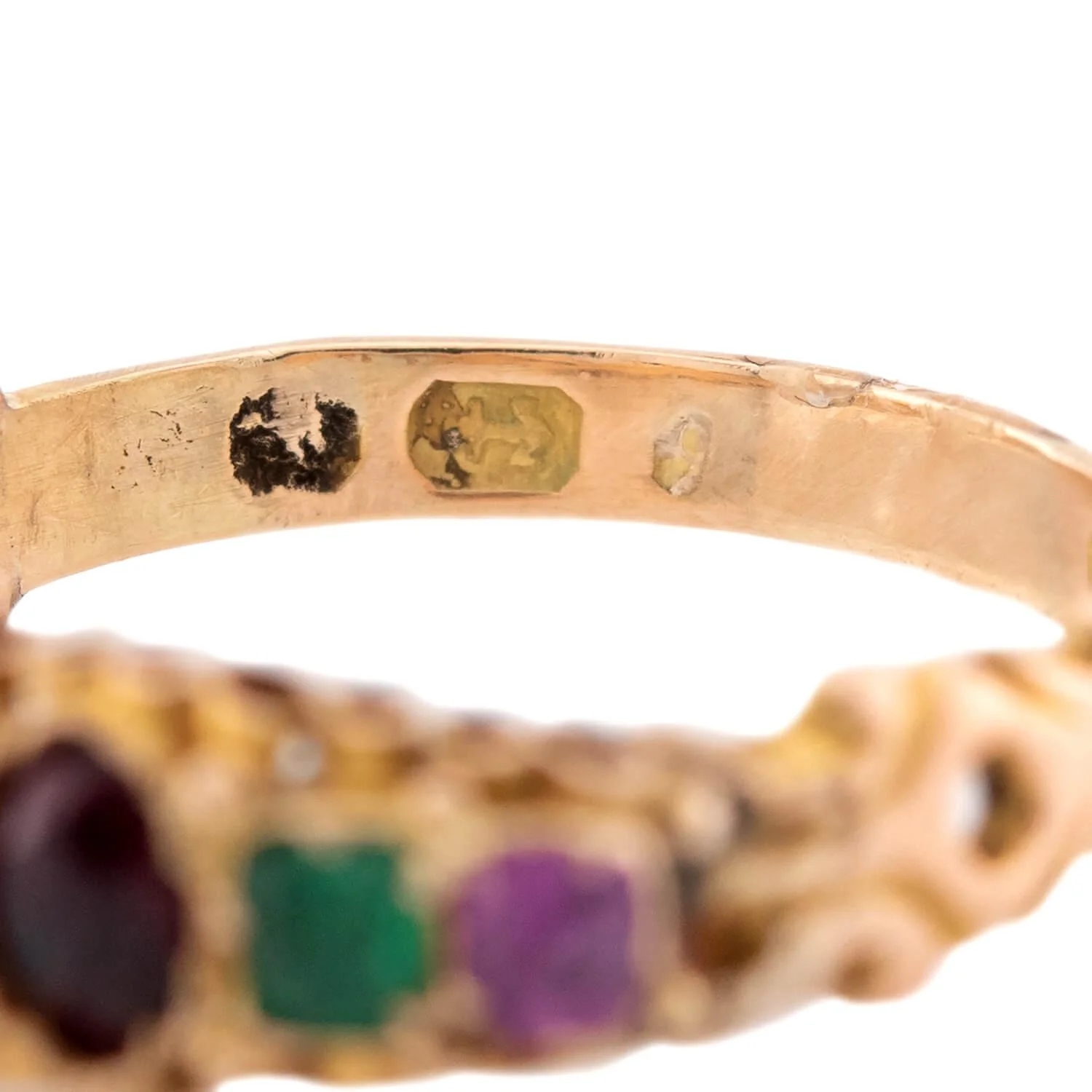 Victorian English 15k "REGARD" Ring - Image 6