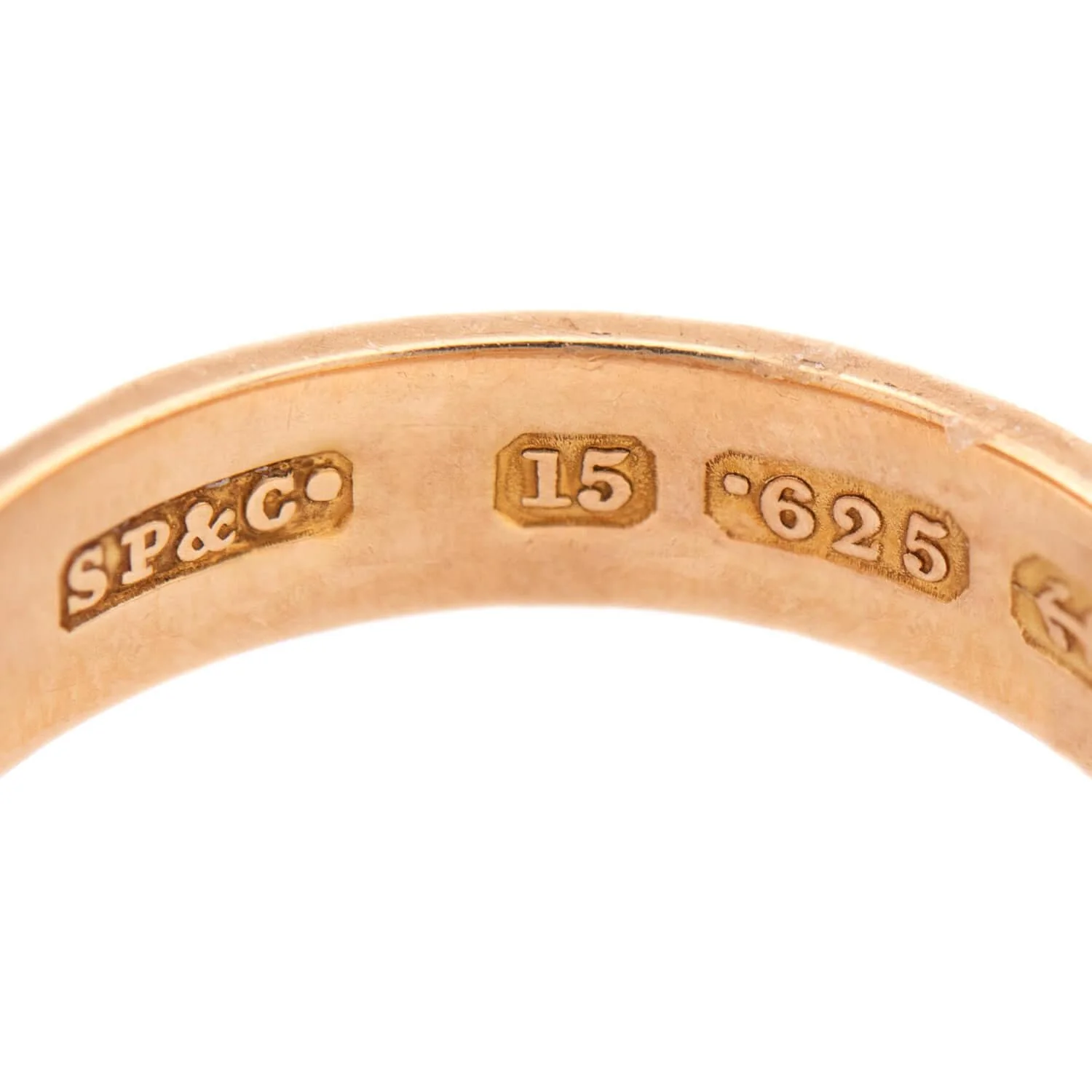 Victorian English 15k Woven Hair Buckle-Motif Mourning Ring - Image 6