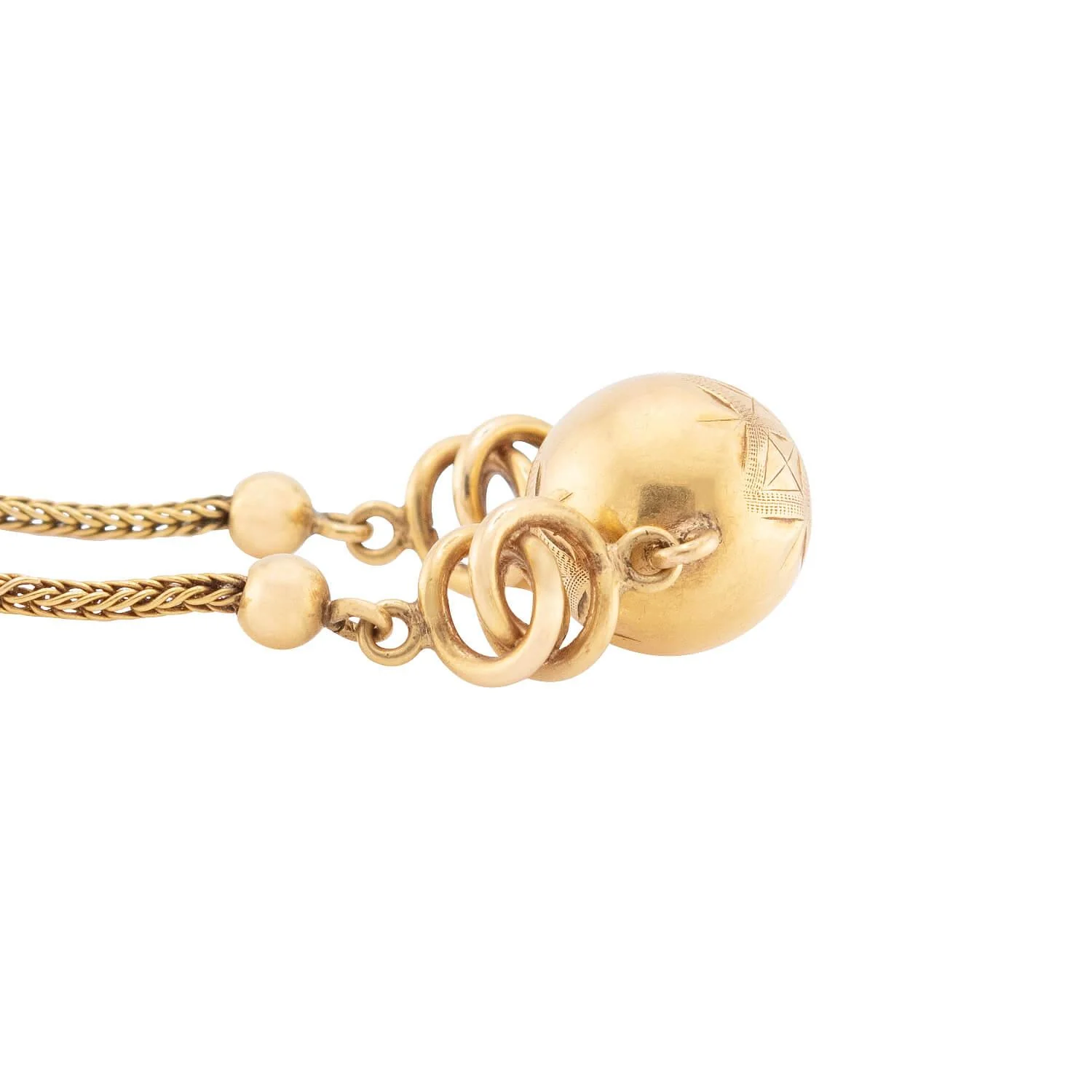 Victorian English 18k Love Knot-Motif Necklace - Image 3