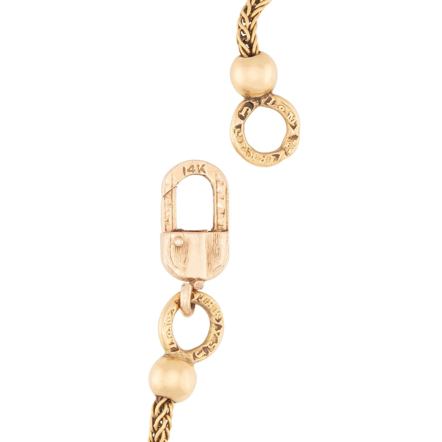 Victorian English 18k Love Knot-Motif Necklace - Image 5
