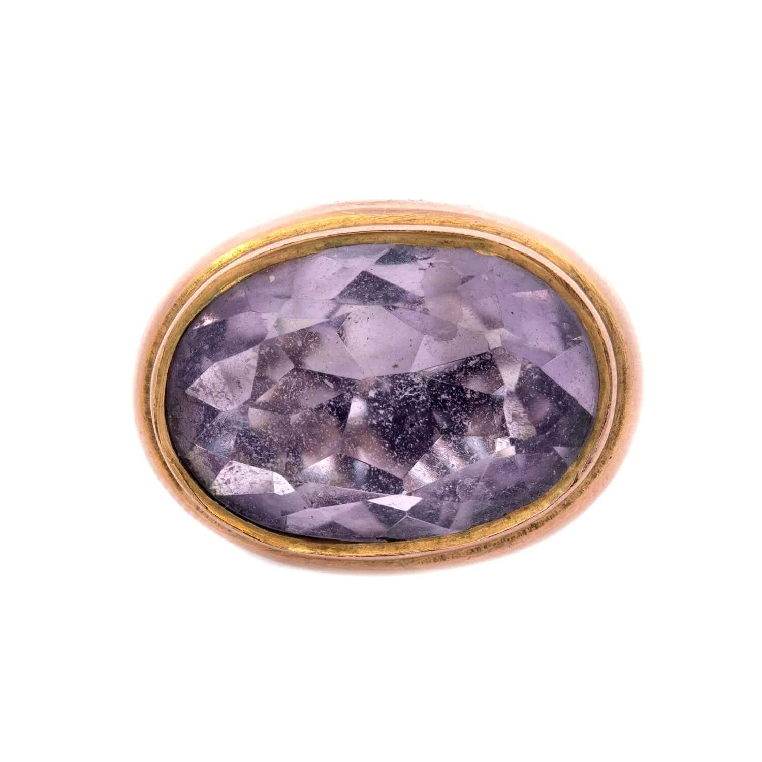Victorian English 9k Amethyst Fob - Image 4